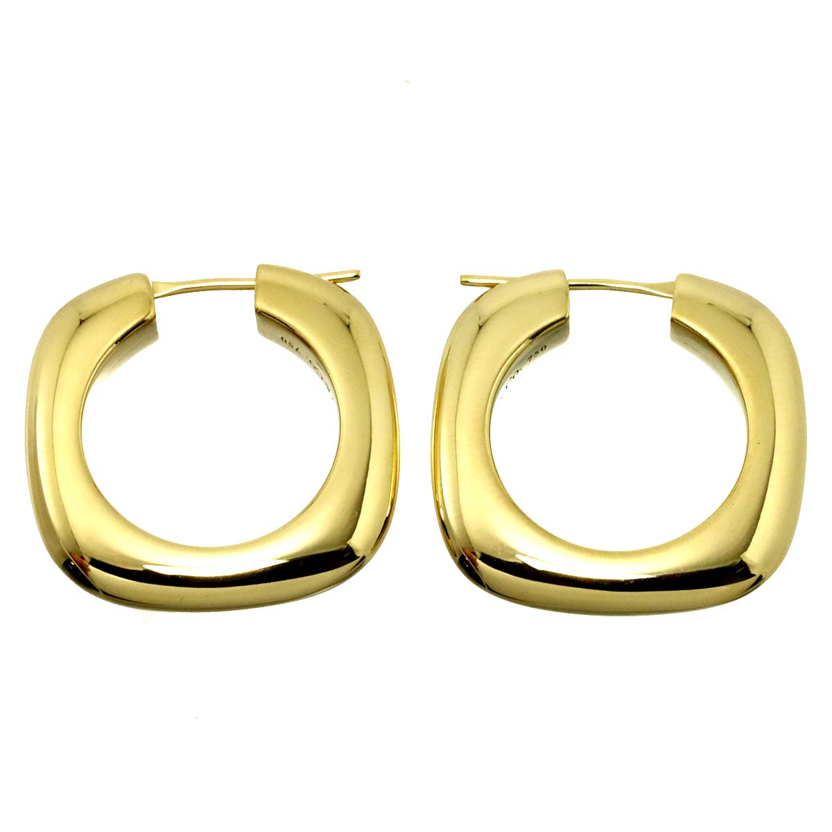 Earrings Pierced 18K Yellow Gold 750