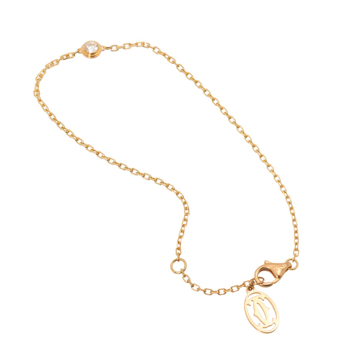 Cartier D Amour Diamond SM Bracelet 18K Pink Gold 750