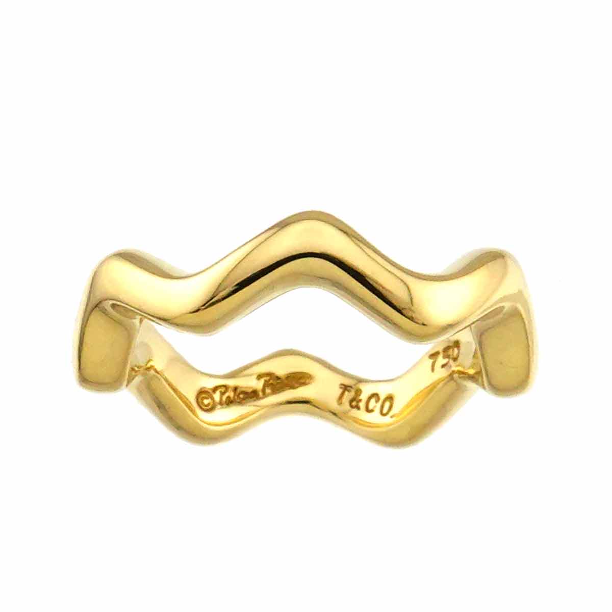 Zigzag Ring 18K YG 750 Size4.5(US)