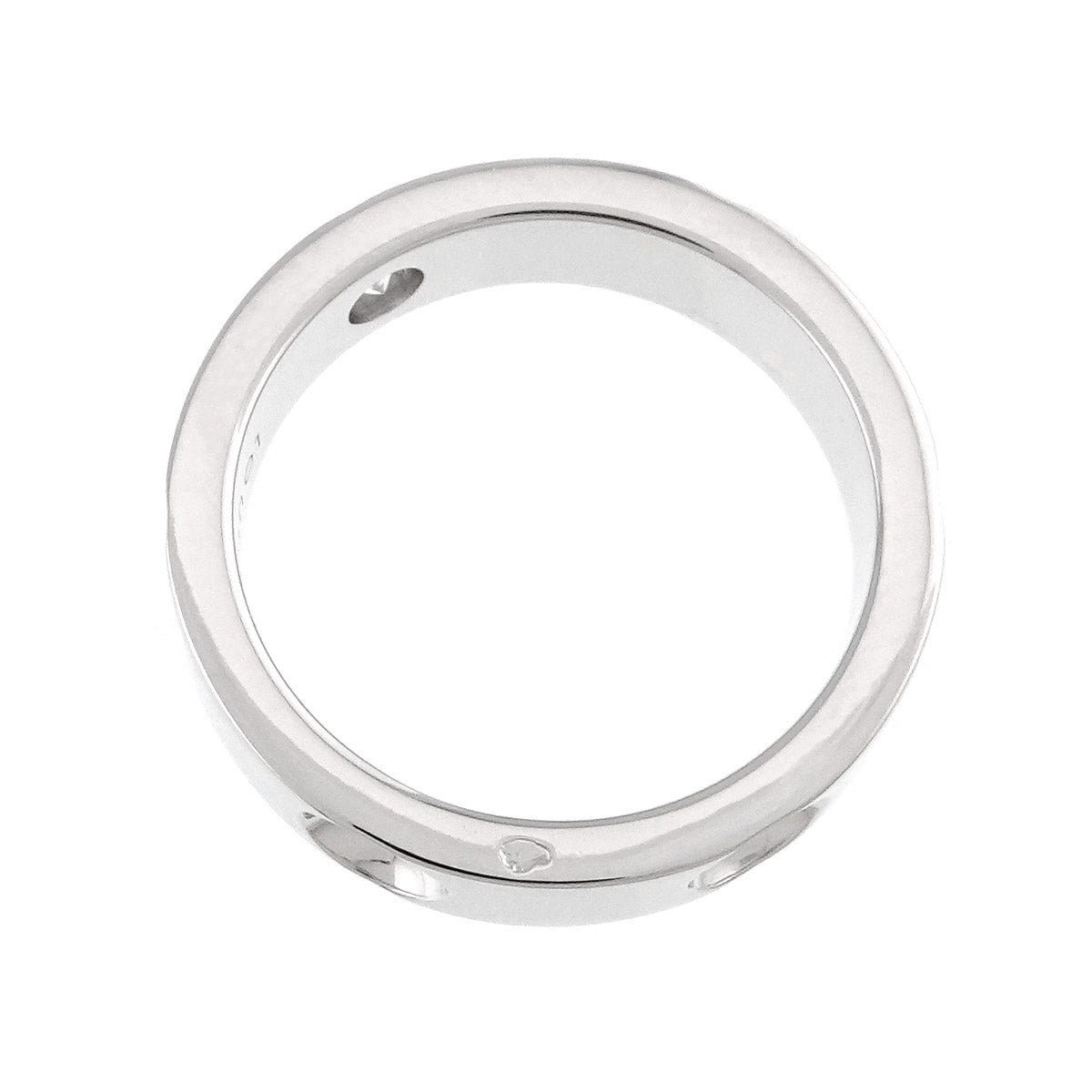 Diamond Ring 18K WG 750 size54 6.75(US)