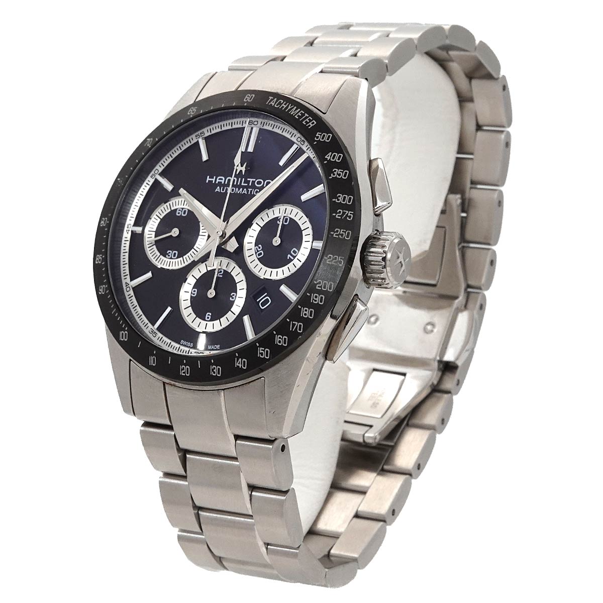 Jazzmaster performer H366060 Chronograph Date Black Dial