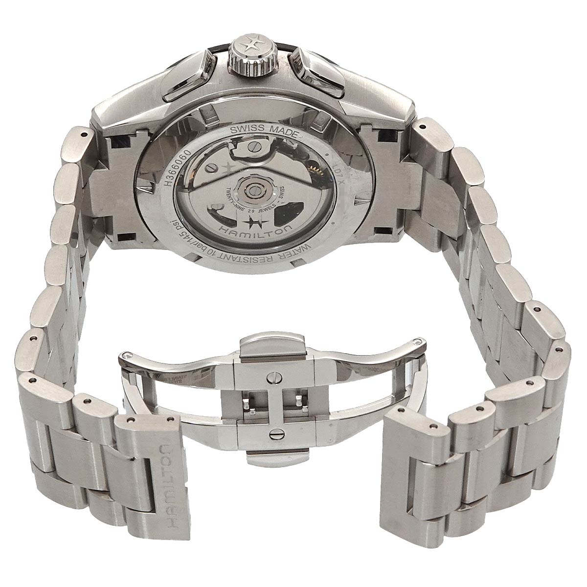 Jazzmaster performer H366060 Chronograph Date Black Dial