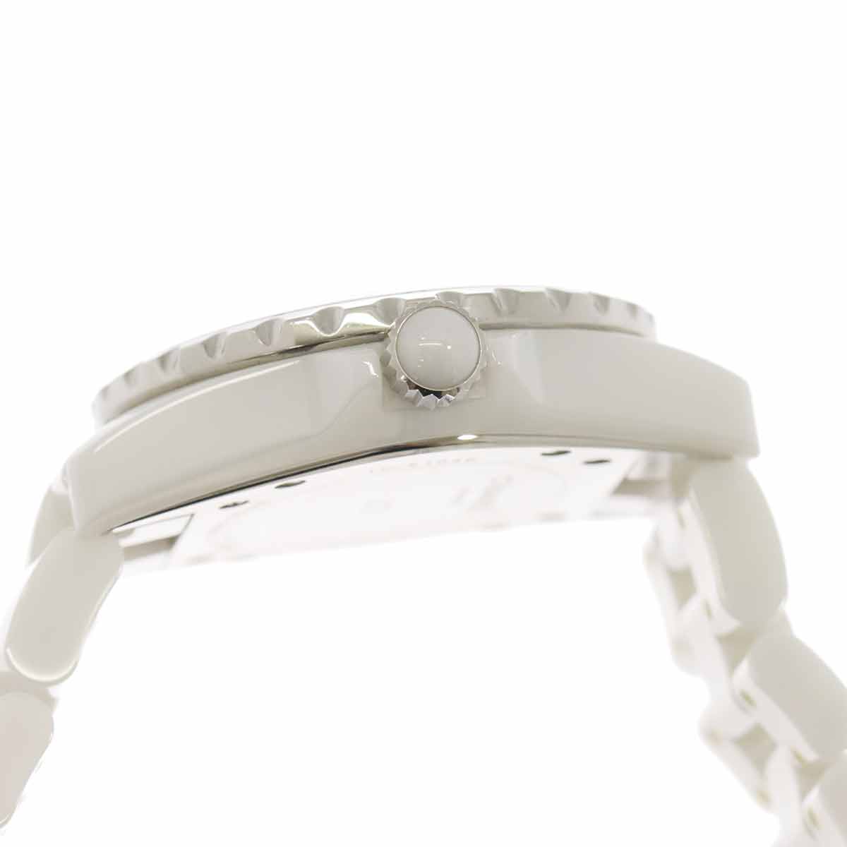 J12 33mm H1628 12P Diamond Quartz White Dial Ladies Watch