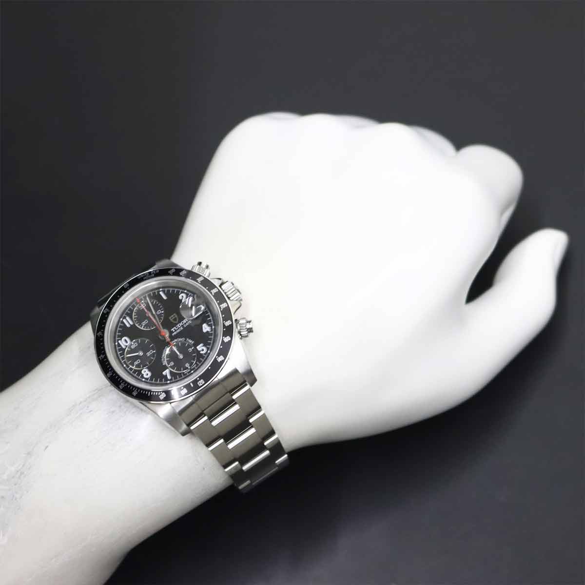 Chrono Time 79260 Chronograph Date Automatic Brack Dial