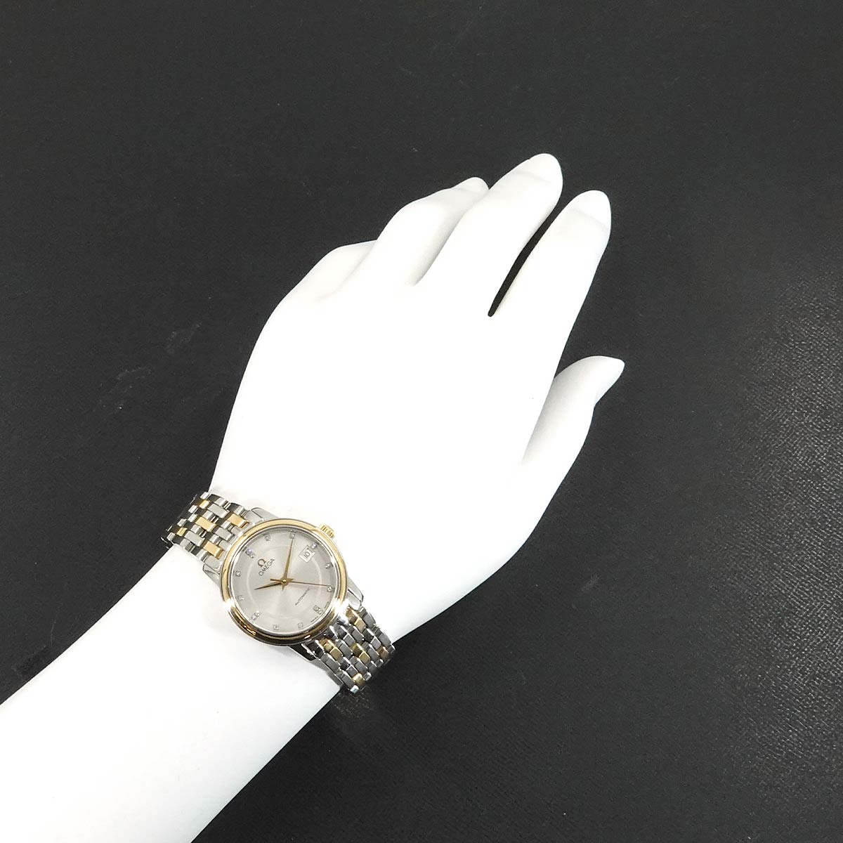 DeVille Prestige Automatic 15P Diamond YG Ladies Watch