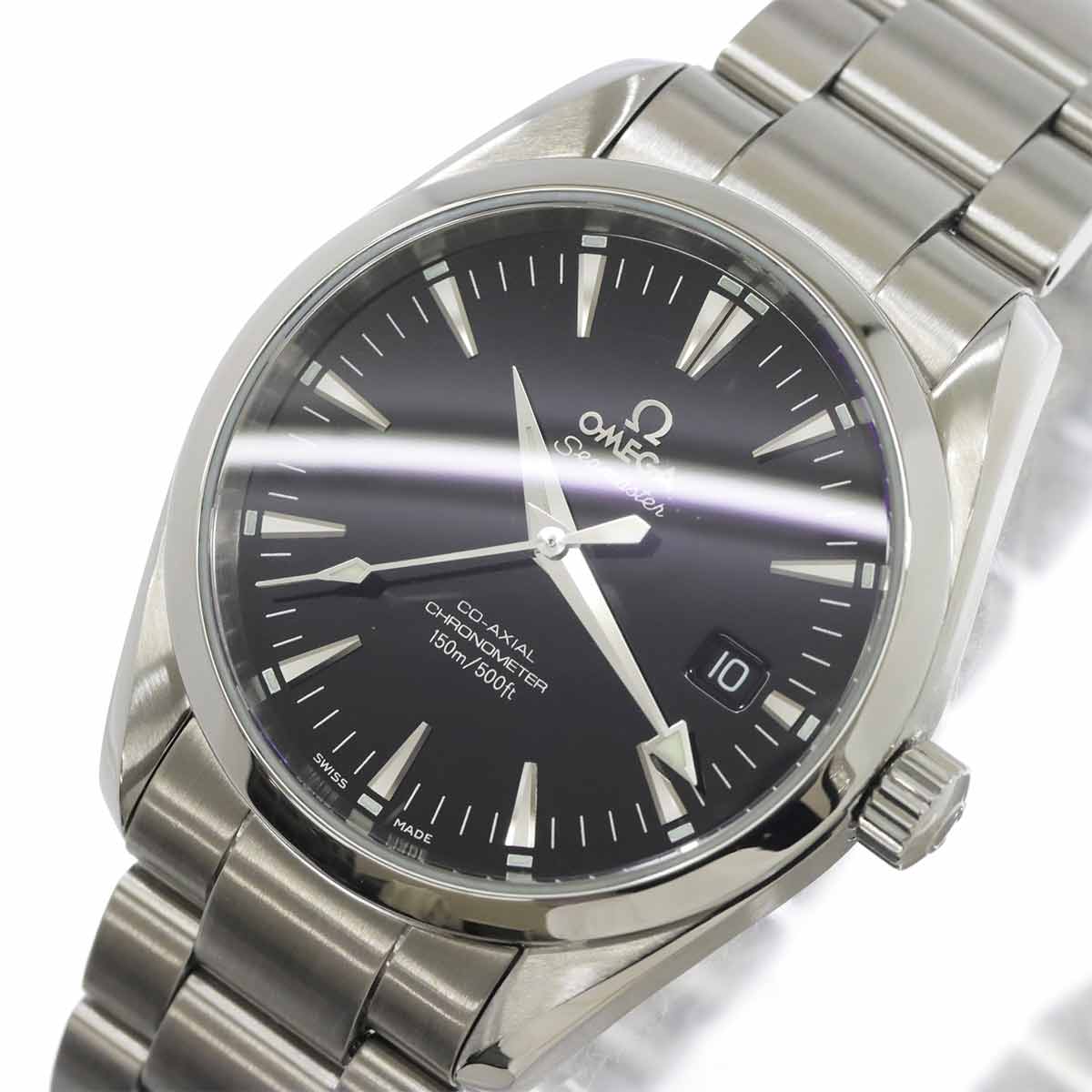 Seamaster Aqua Terra Co-axial 2503 50 Date Black Dial Mens