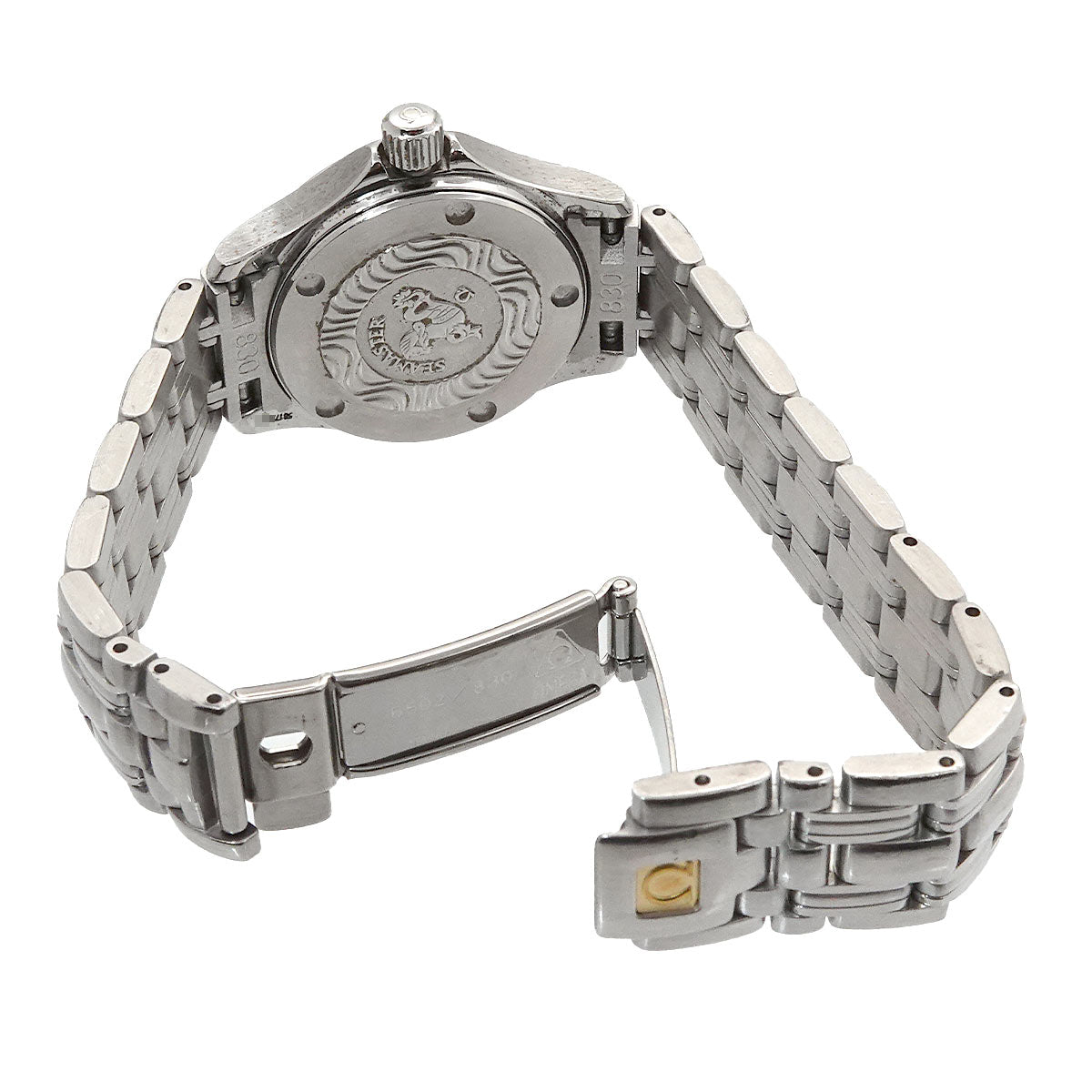 Seamaster 120 2581.81 Date Quartz Blue Dial Ladies Wrist Watch