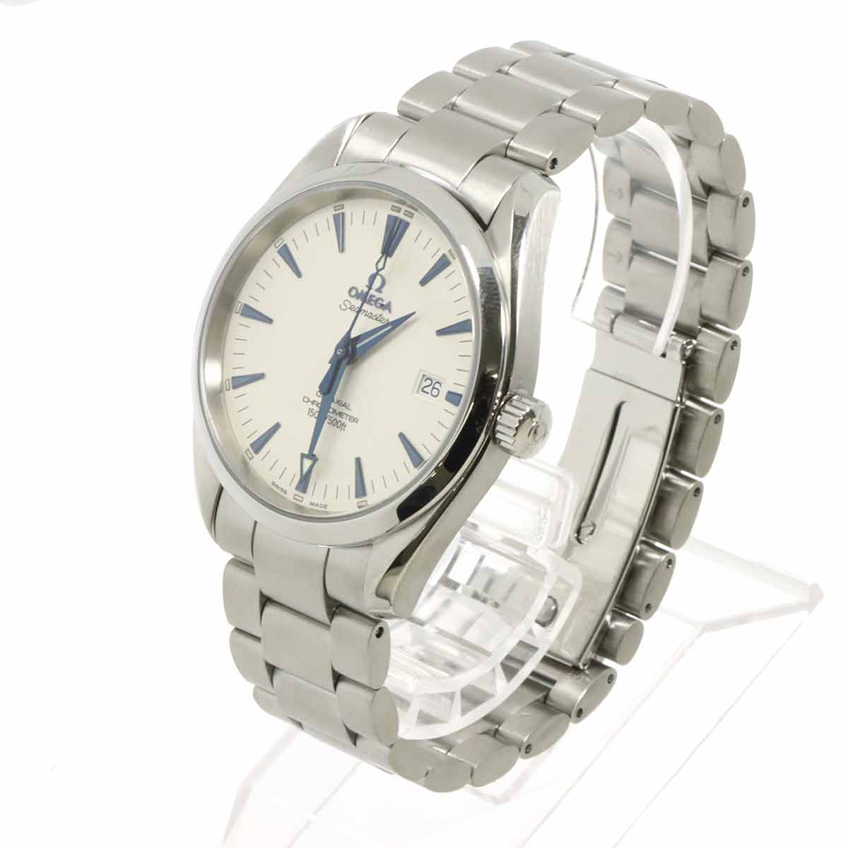Seamaster Aqua Terra Co-axial 2503 33 Date Silver Dial Mens