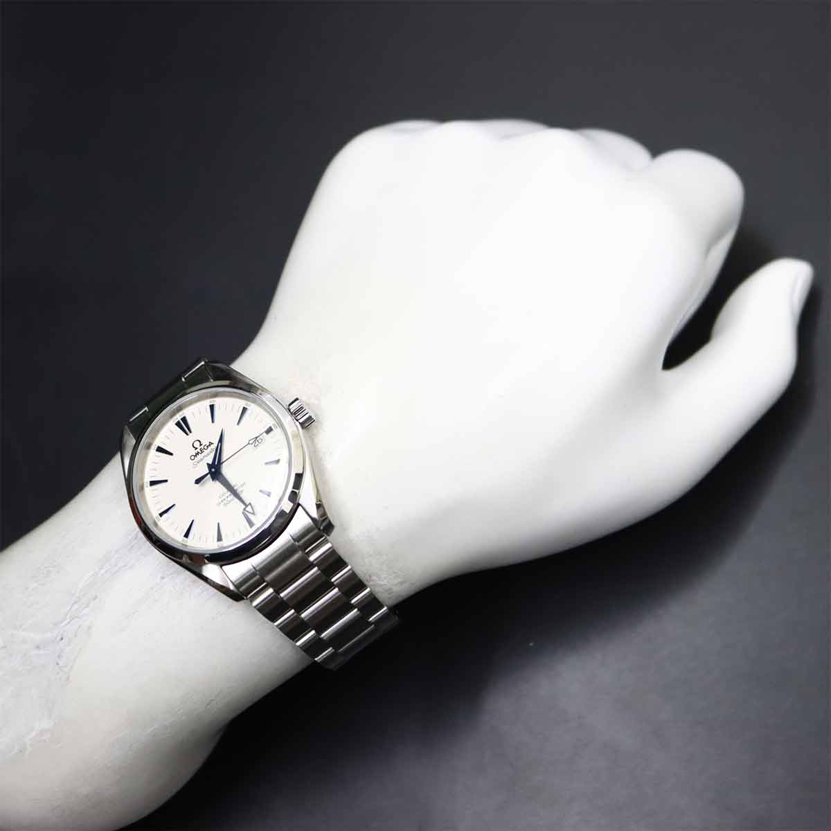 Seamaster Aqua Terra Co-axial 2503 33 Date Silver Dial Mens