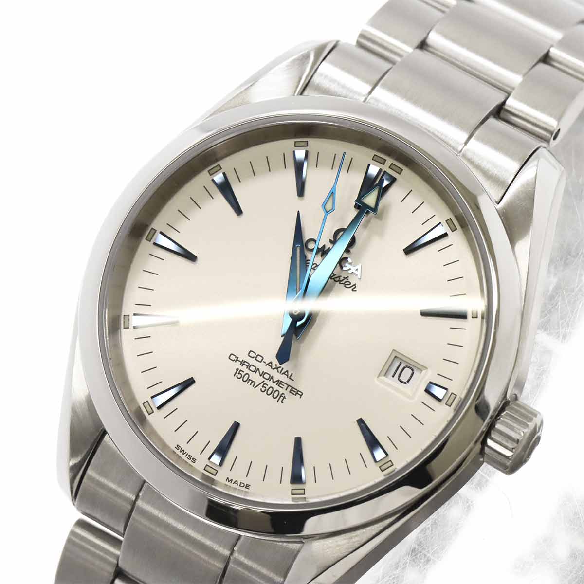 Seamaster Aqua Terra Co-axial 2503 33 Date Silver Dial Mens