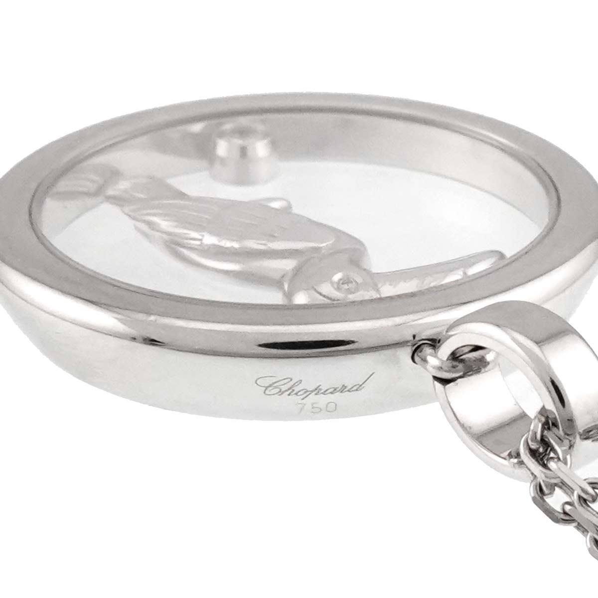 Happy Diamond Necklace 18K WG 750