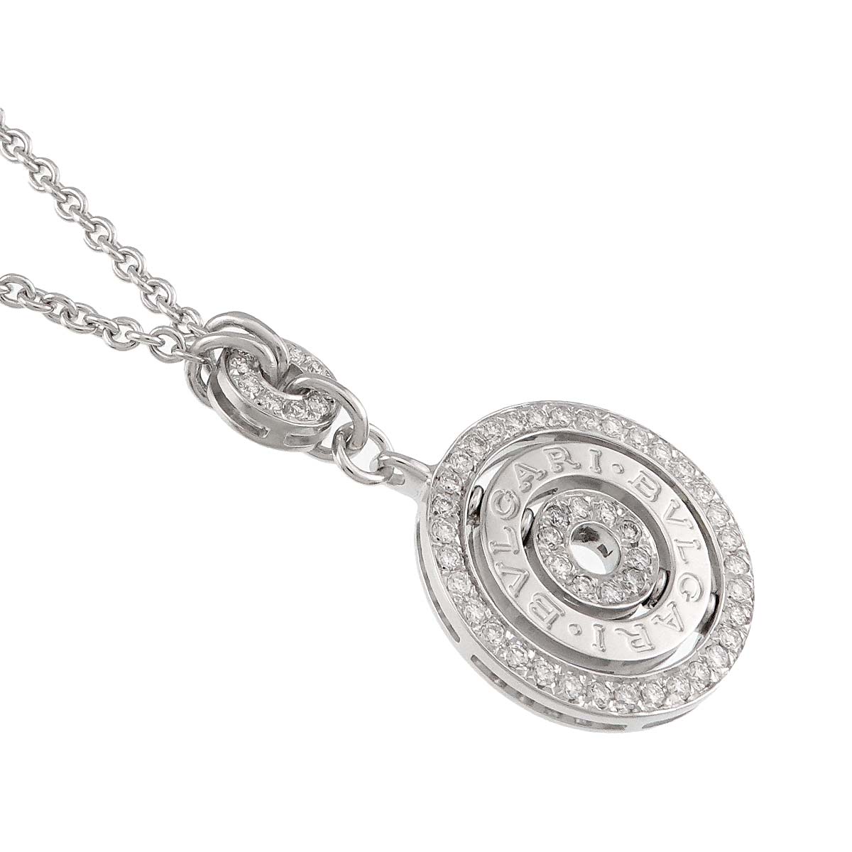 Astrale Cerchi Diamond Necklace 18K White Gold 750