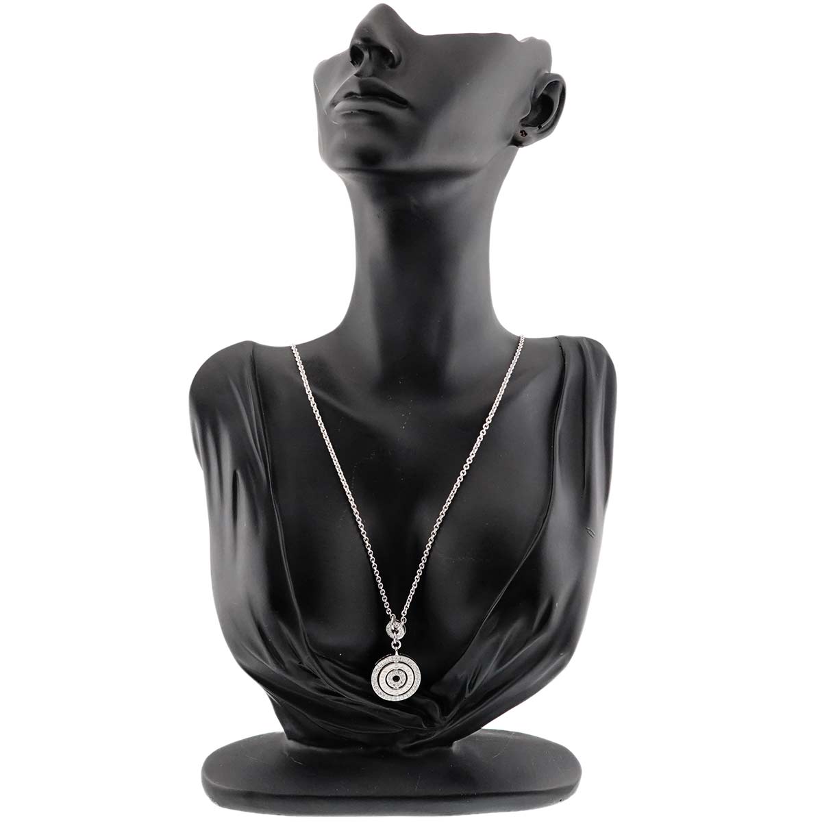 Astrale Cerchi Diamond Necklace 18K White Gold 750