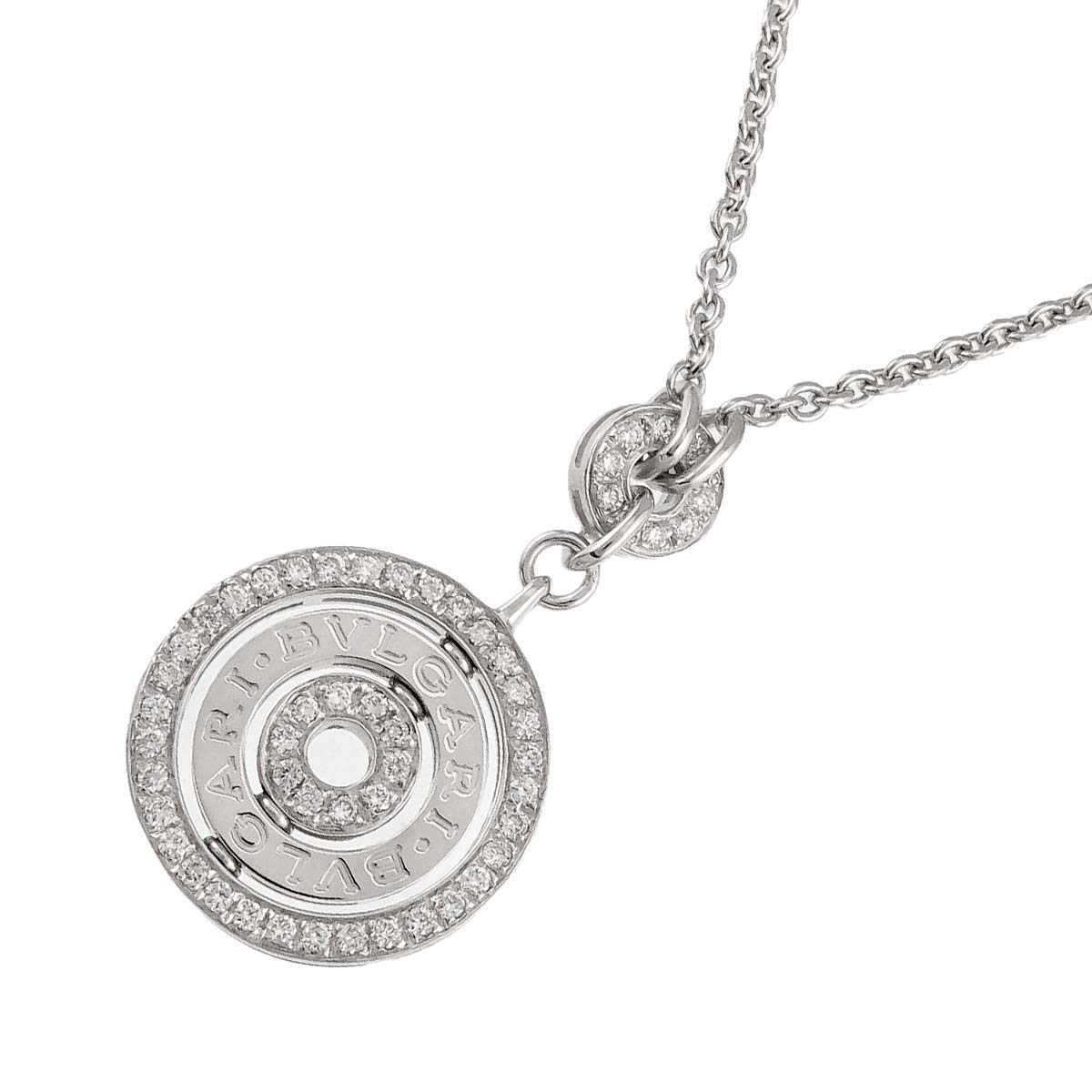 Astrale Cerchi Diamond Necklace 18K White Gold 750