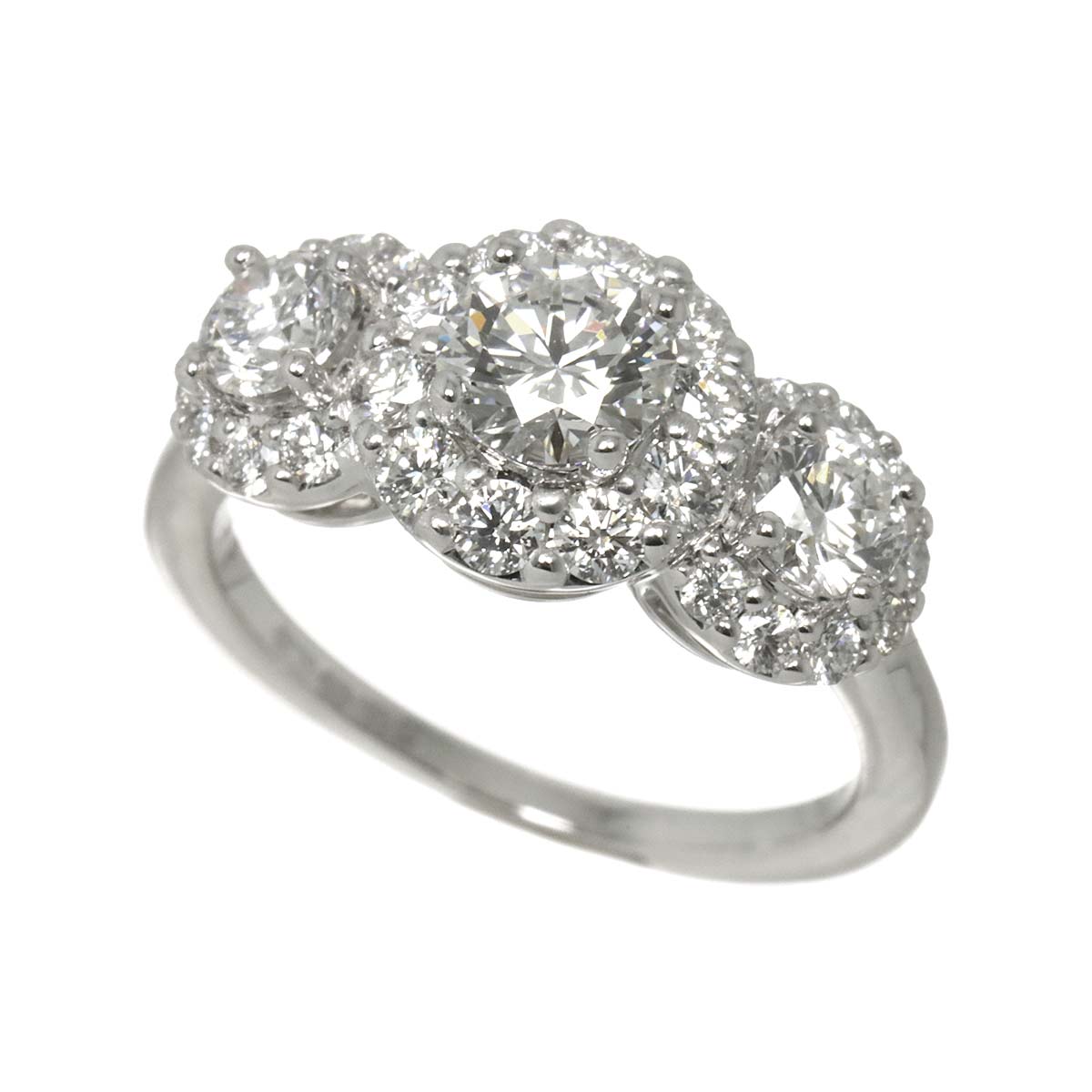 Icon Diamond 0.50ct F/VVS2/3EX Ring 18K WG 750 size4.5(US)