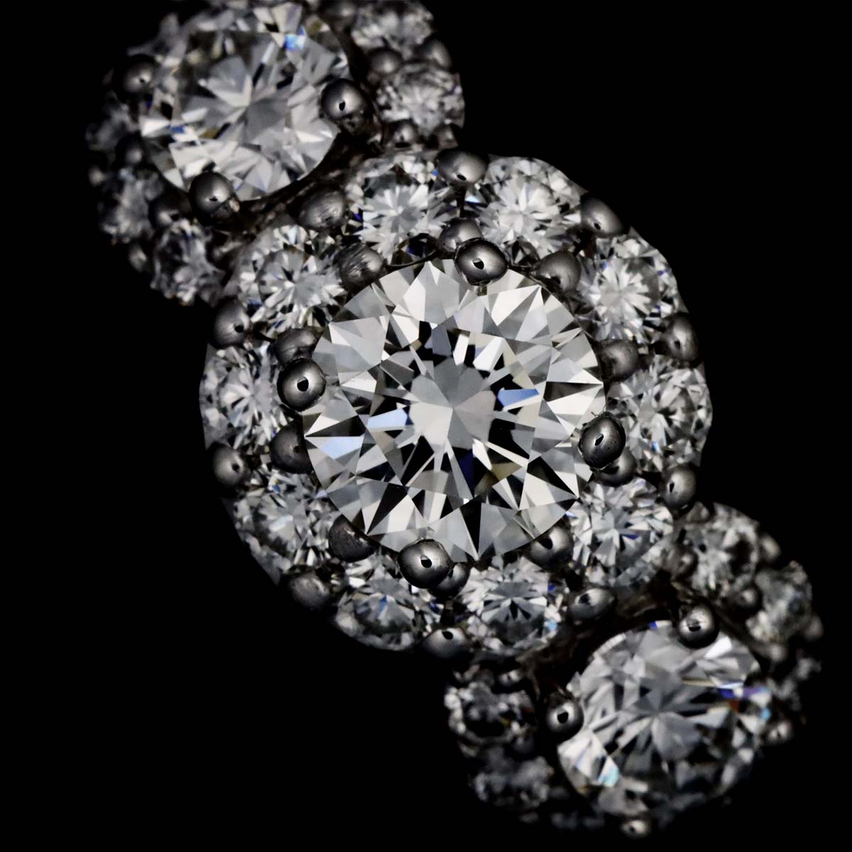 Icon Diamond 0.50ct F/VVS2/3EX Ring 18K WG 750 size4.5(US)