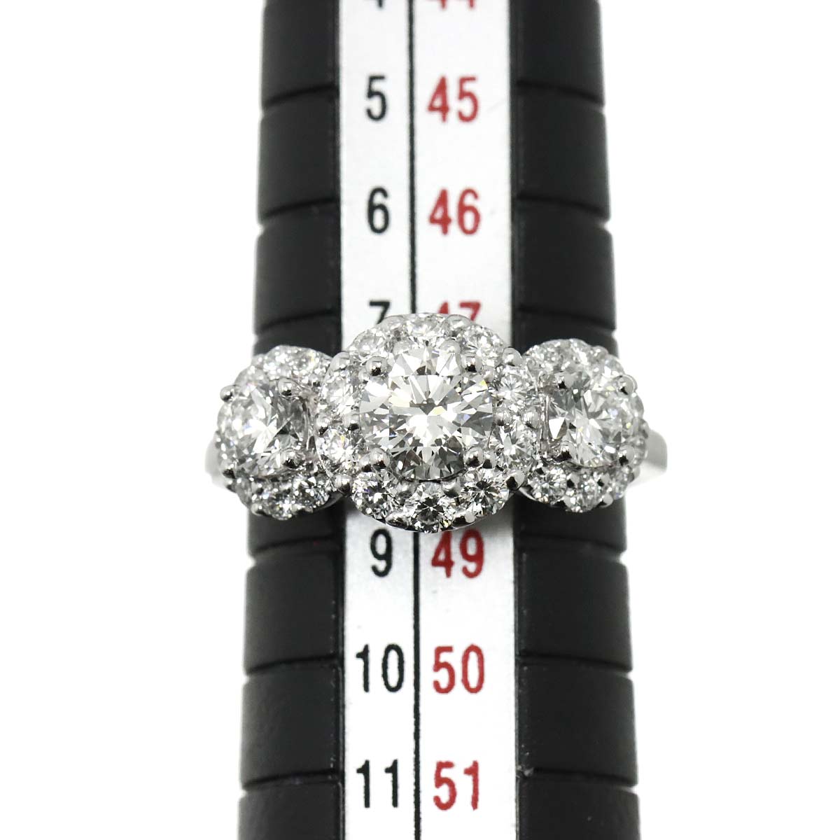 Icon Diamond 0.50ct F/VVS2/3EX Ring 18K WG 750 size4.5(US)