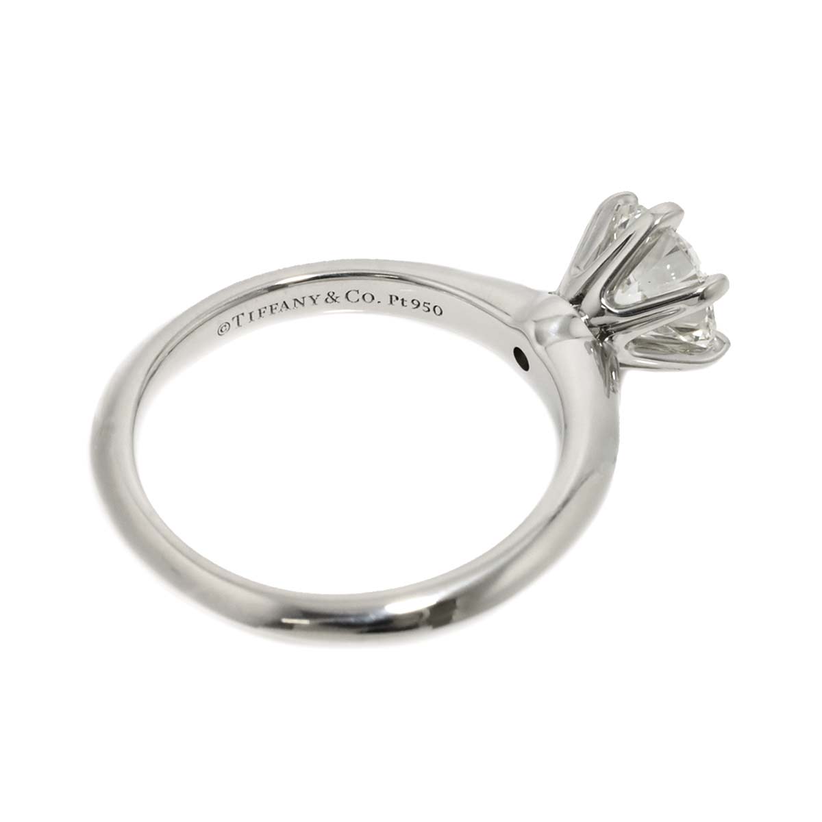 Diamond 1.01ct I/VS1/3EX Ring Pt 5-5.25(US)