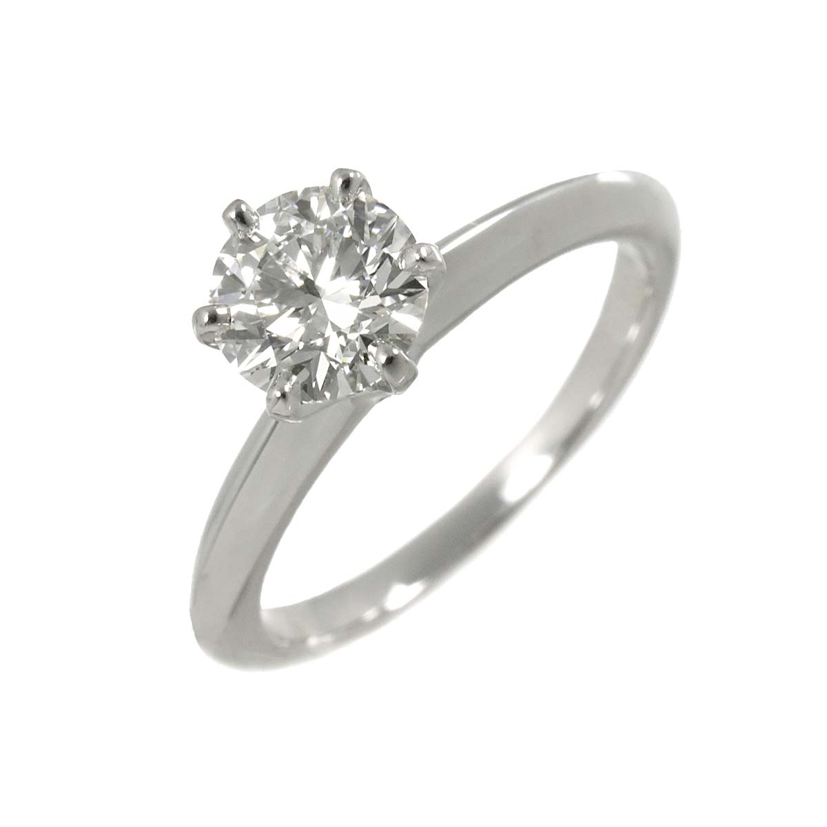 Diamond 1.01ct I/VS1/3EX Ring Pt 5-5.25(US)