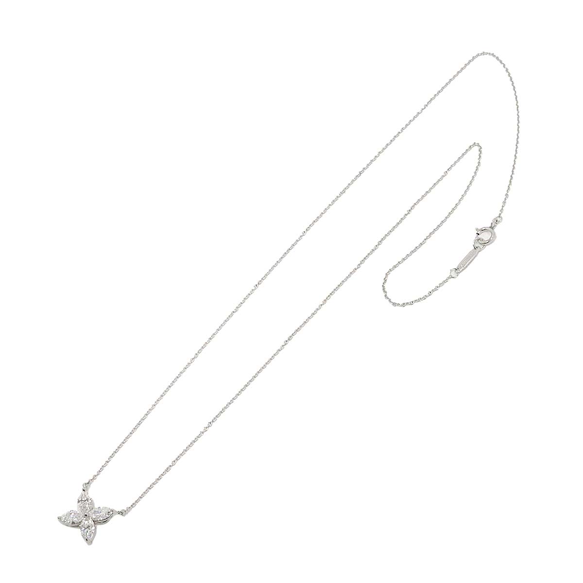 Victoria Diamond Necklace Large Platinum