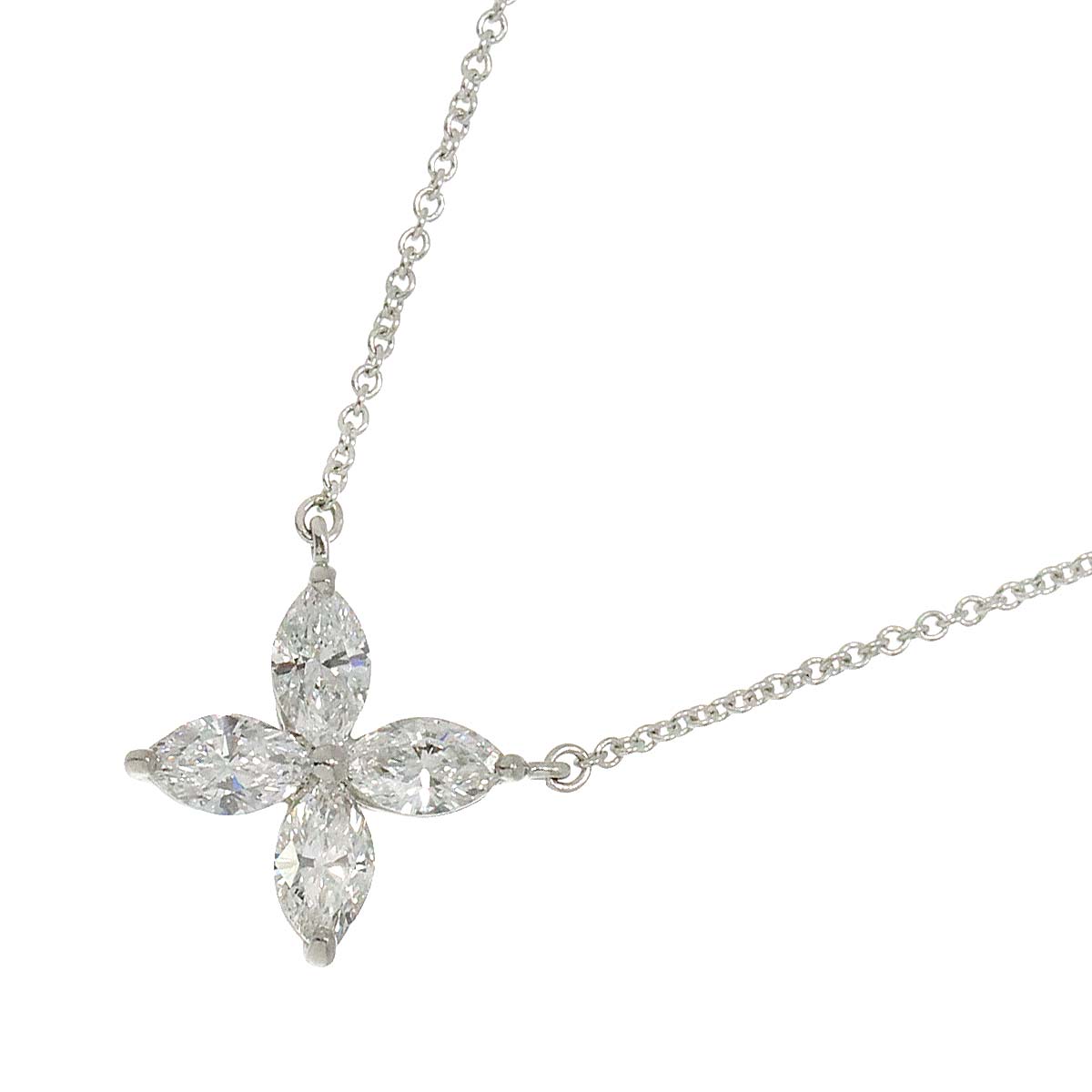 Victoria Diamond Necklace Large Platinum