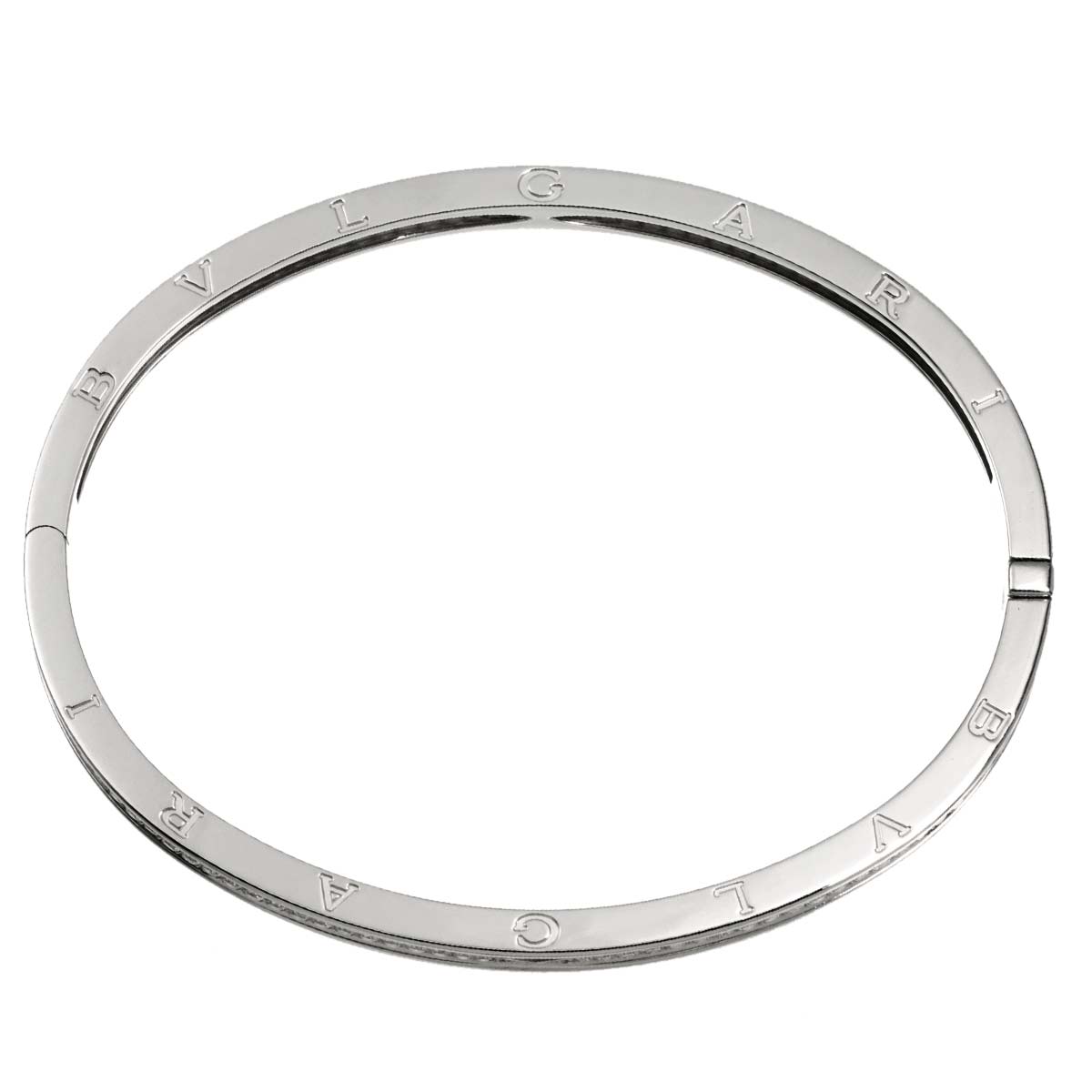 B-zero1 Pave Diamond Bracelet 18K White Gold 750 sizeL