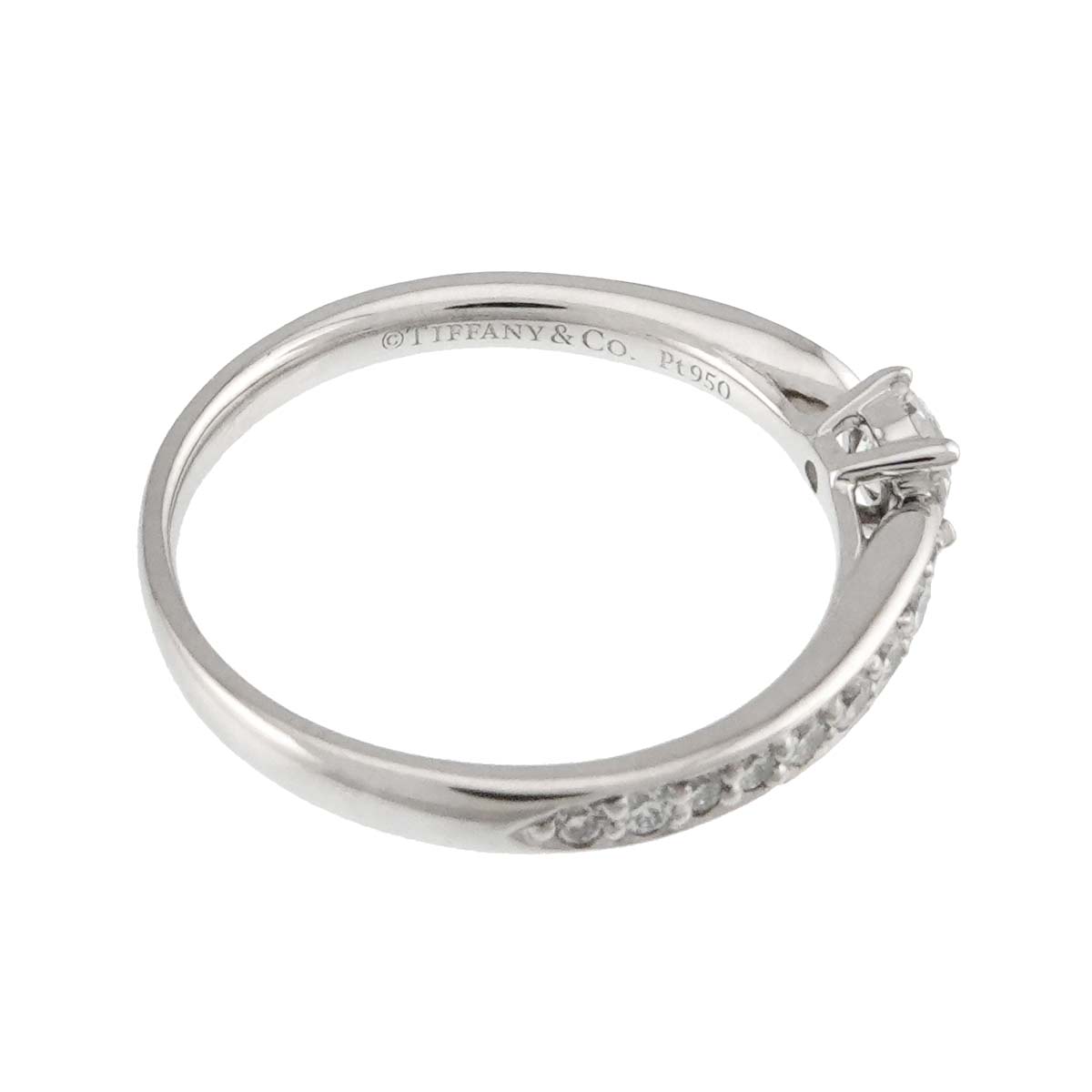 Harmony Ring Diamond 0.18ct Pt Platinum size4.5-4.75(US)