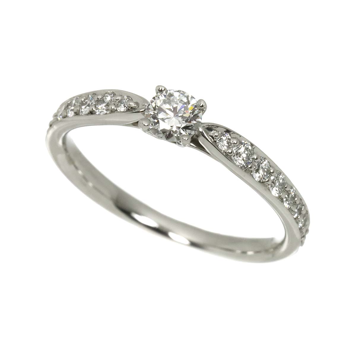 Harmony Ring Diamond 0.18ct Pt Platinum size4.5-4.75(US)