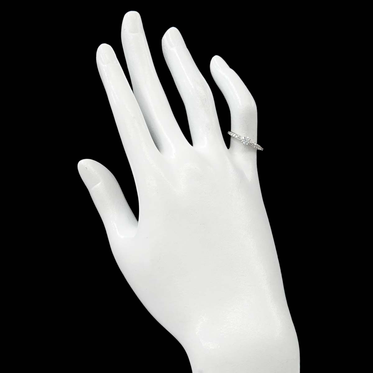 Harmony Ring Diamond 0.18ct Pt Platinum size4.5-4.75(US)