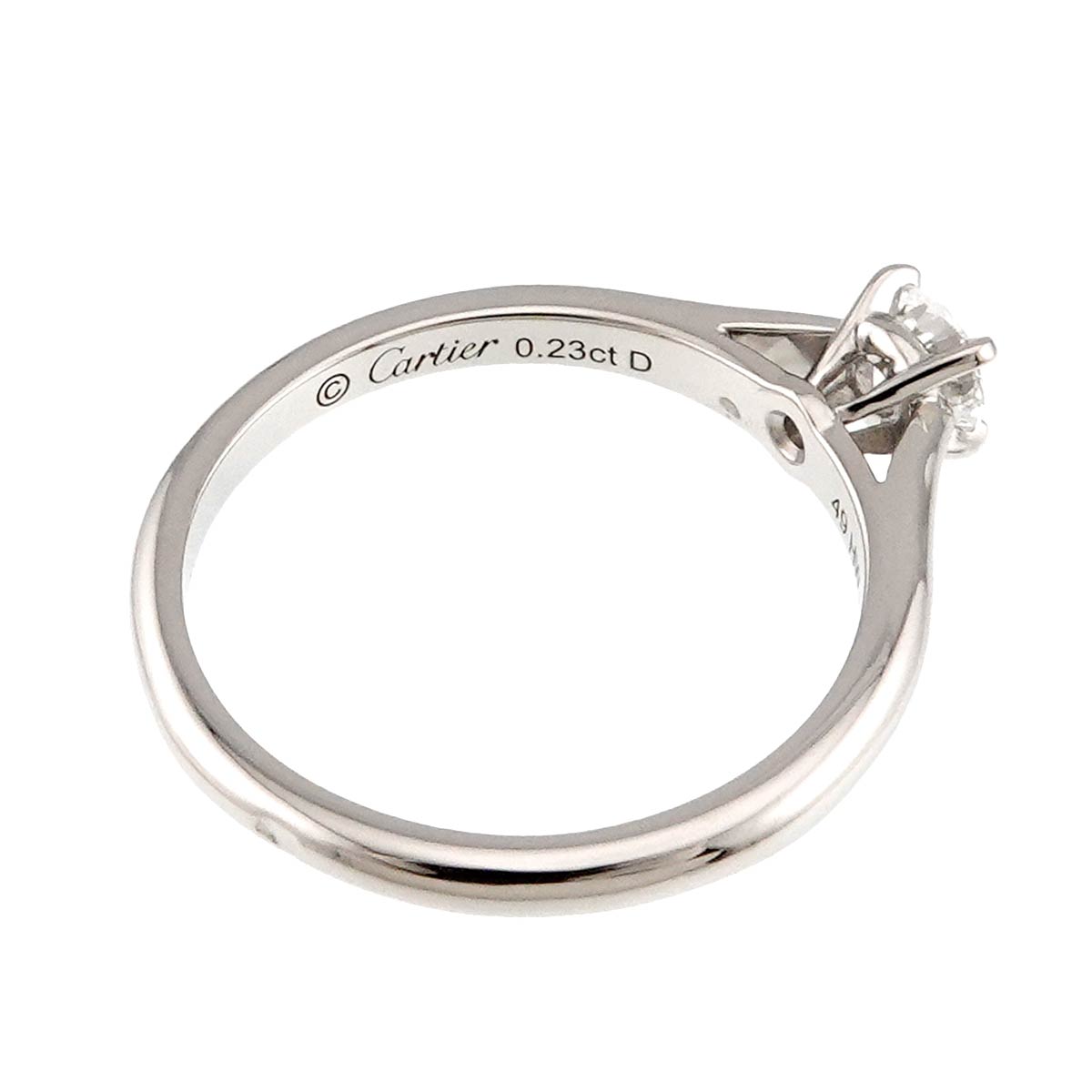 Diamond 0.23ct Ring Platinum size49 4.75-5(US)