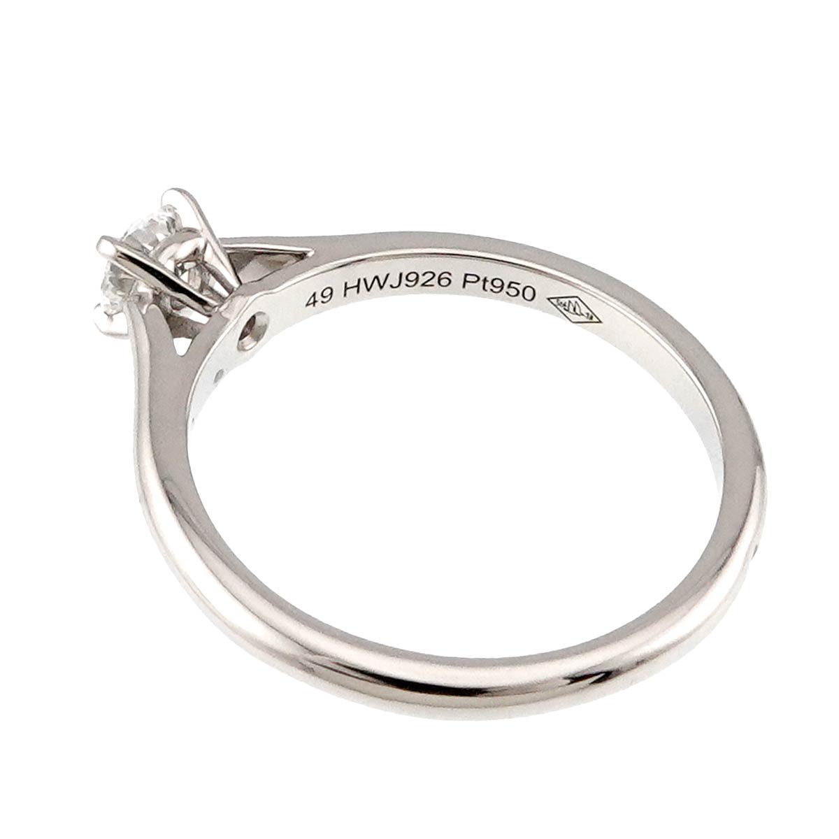 Diamond 0.23ct Ring Platinum size49 4.75-5(US)