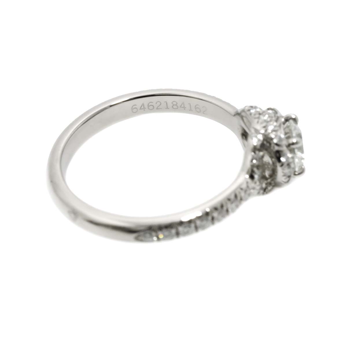 Liens Damour Diamond 0.33ct G/VS2/3EX Ring Pt size4.5(US)