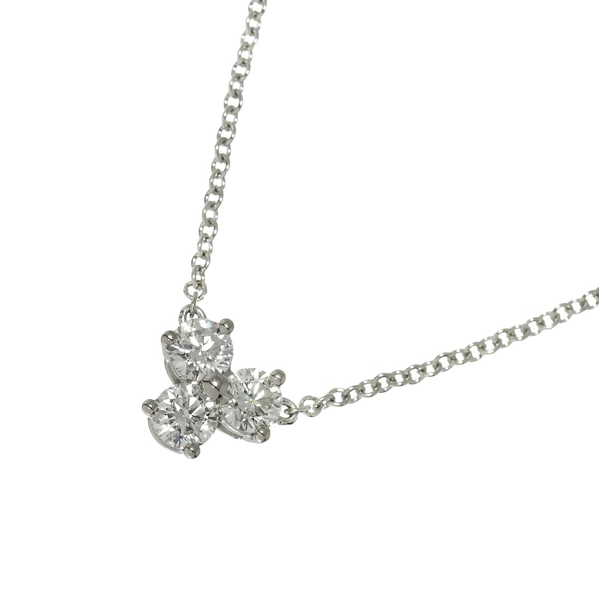 Aria Diamond 3P Necklace Platinum