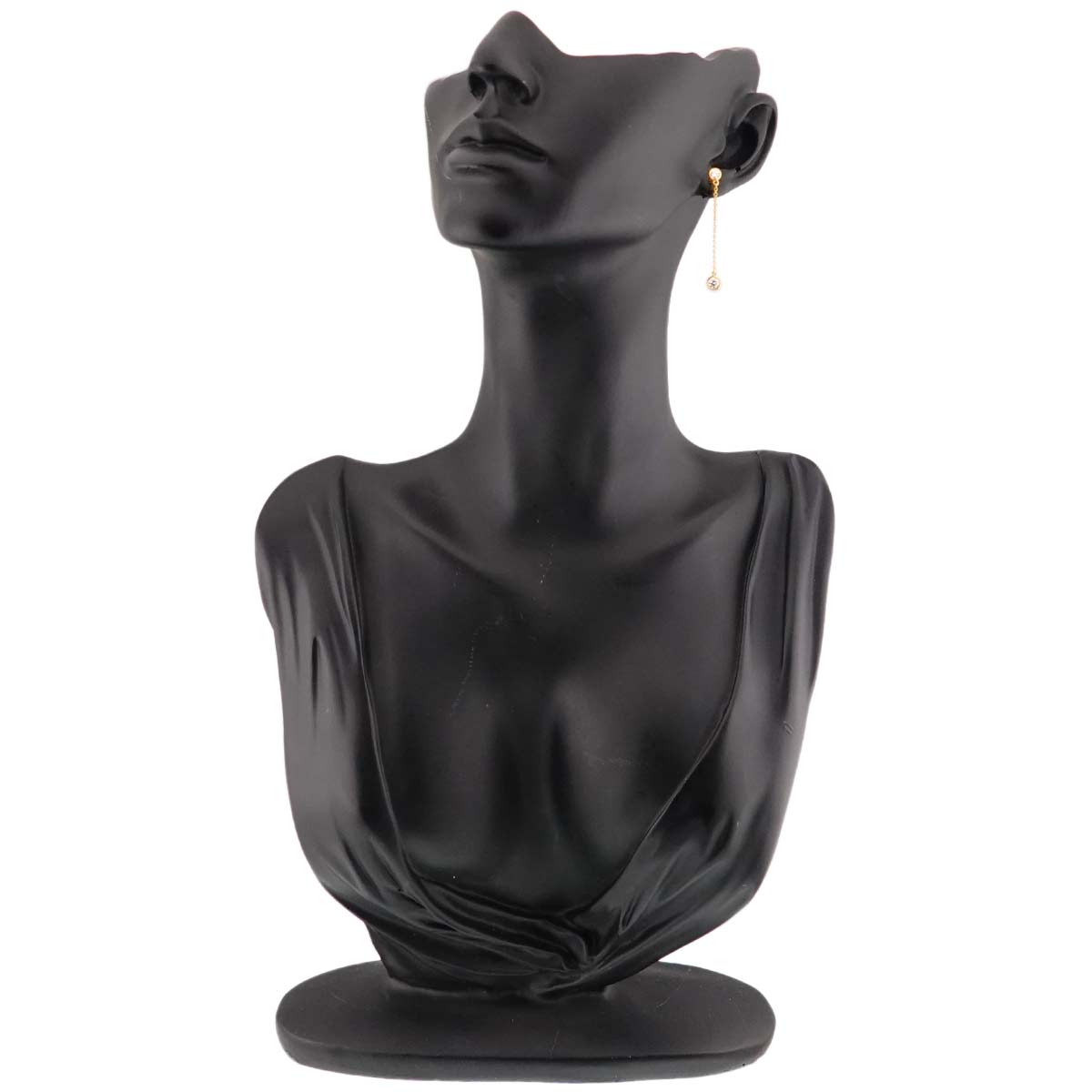 By The Yard Diamond Earrings Pierced 18K Yellow Gold 750