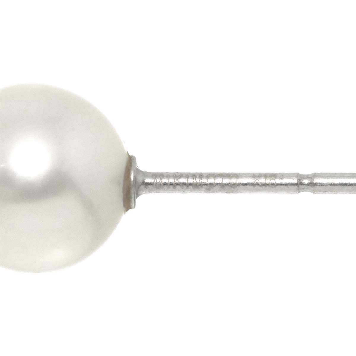 Akoya Pearl Necklace SV 18K WG Earrings Pierced Two piece set