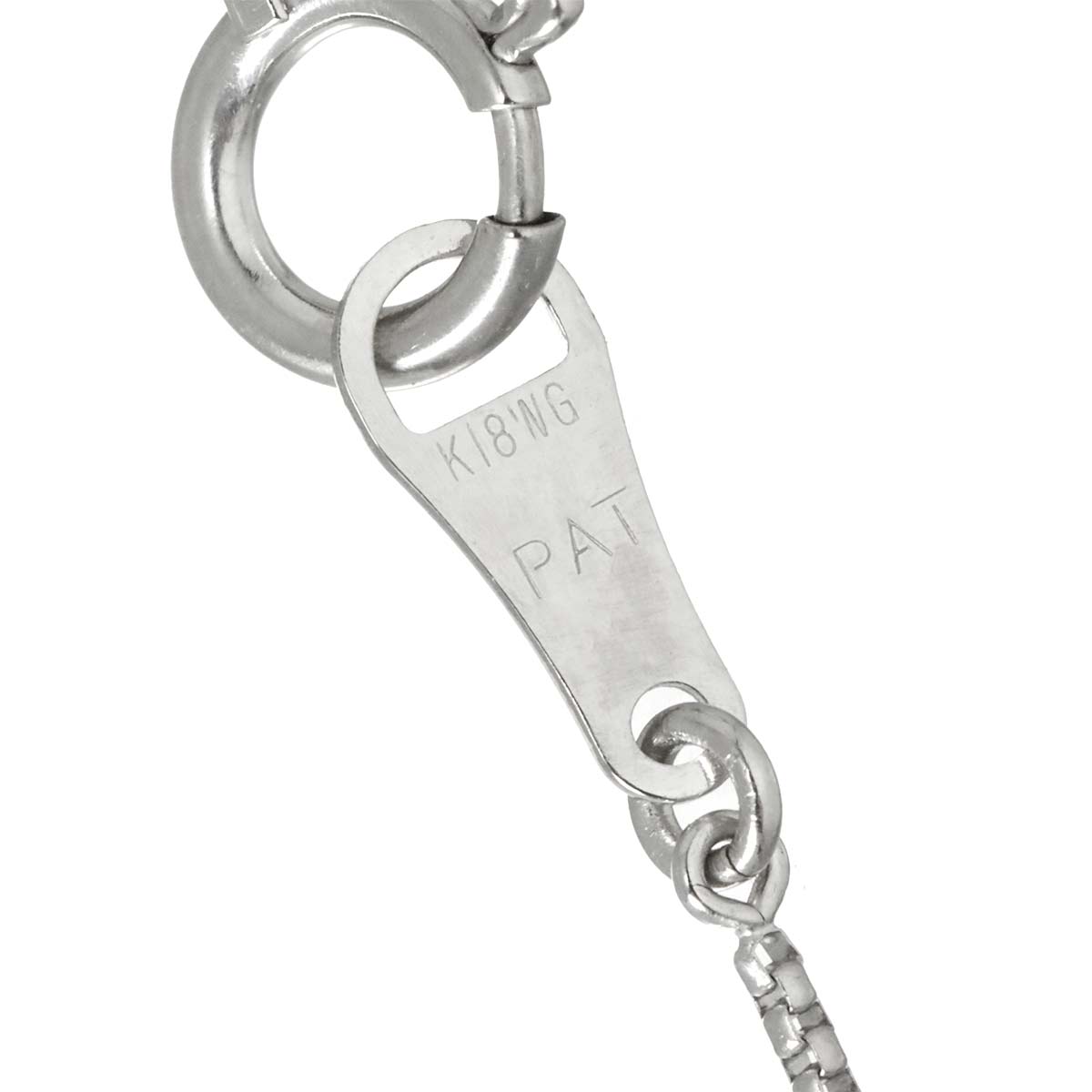 Diamond 0.32ct Necklace 18K WG 750