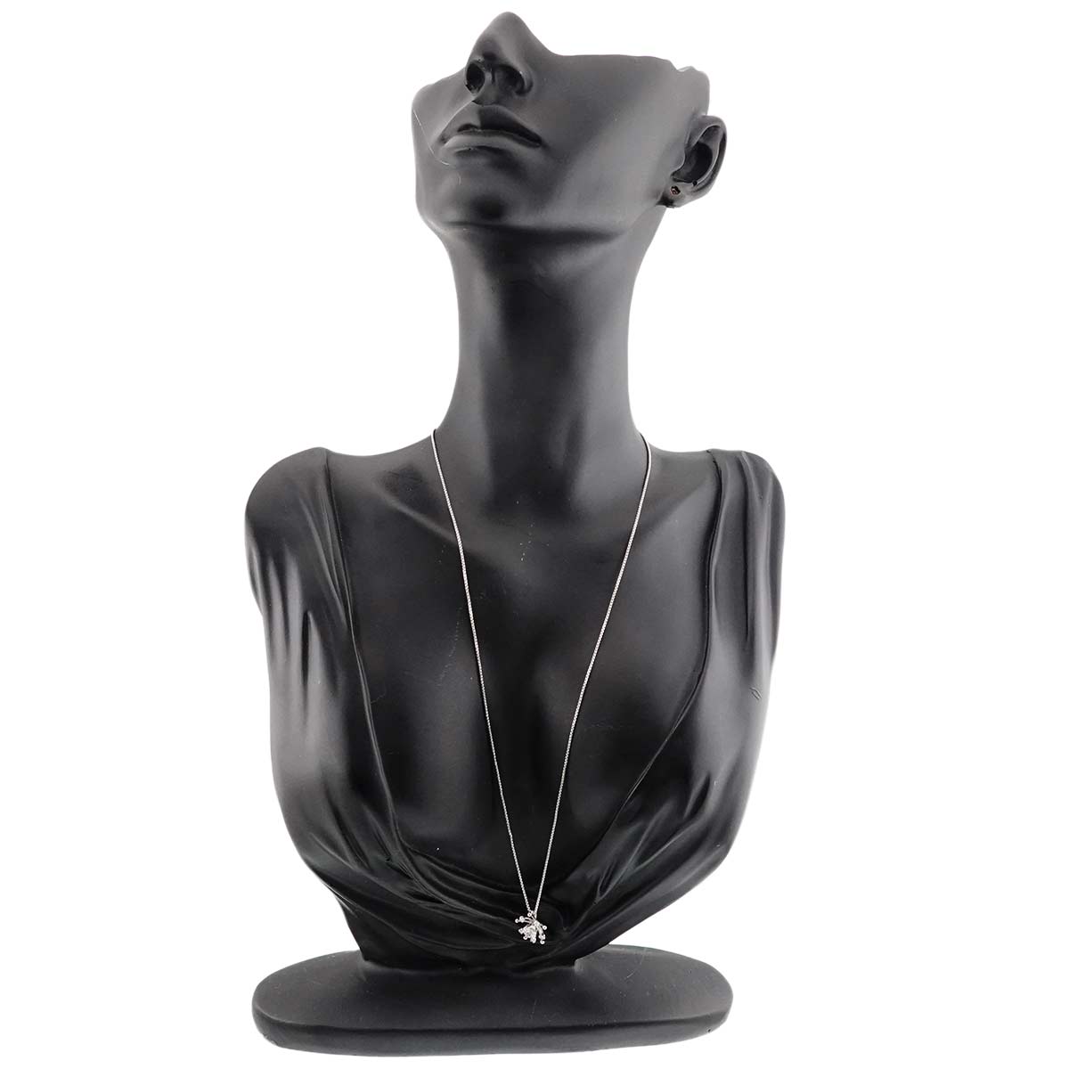 Diamond 0.32ct Necklace 18K WG 750