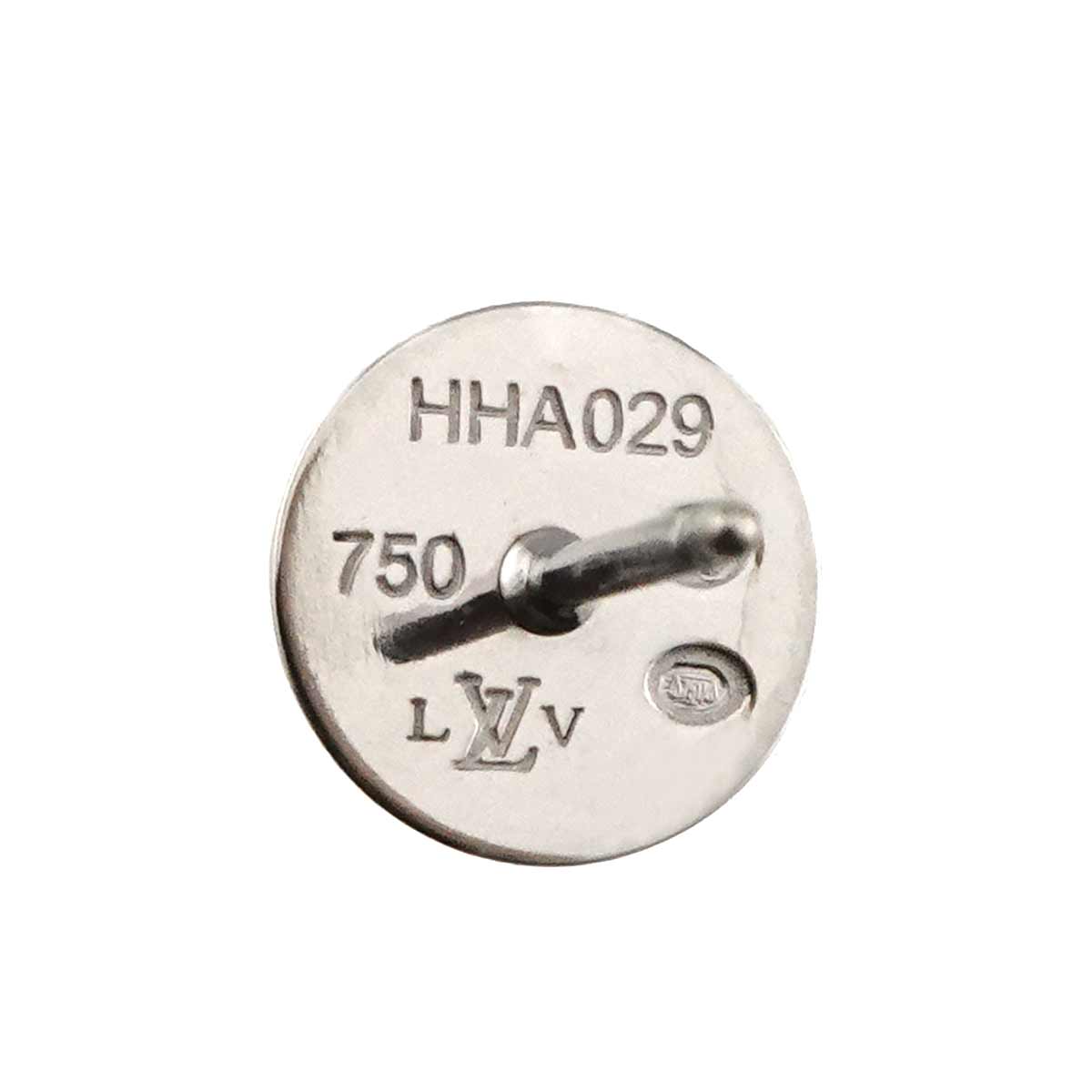 Earring Pierced 18K WG 750 One piece only