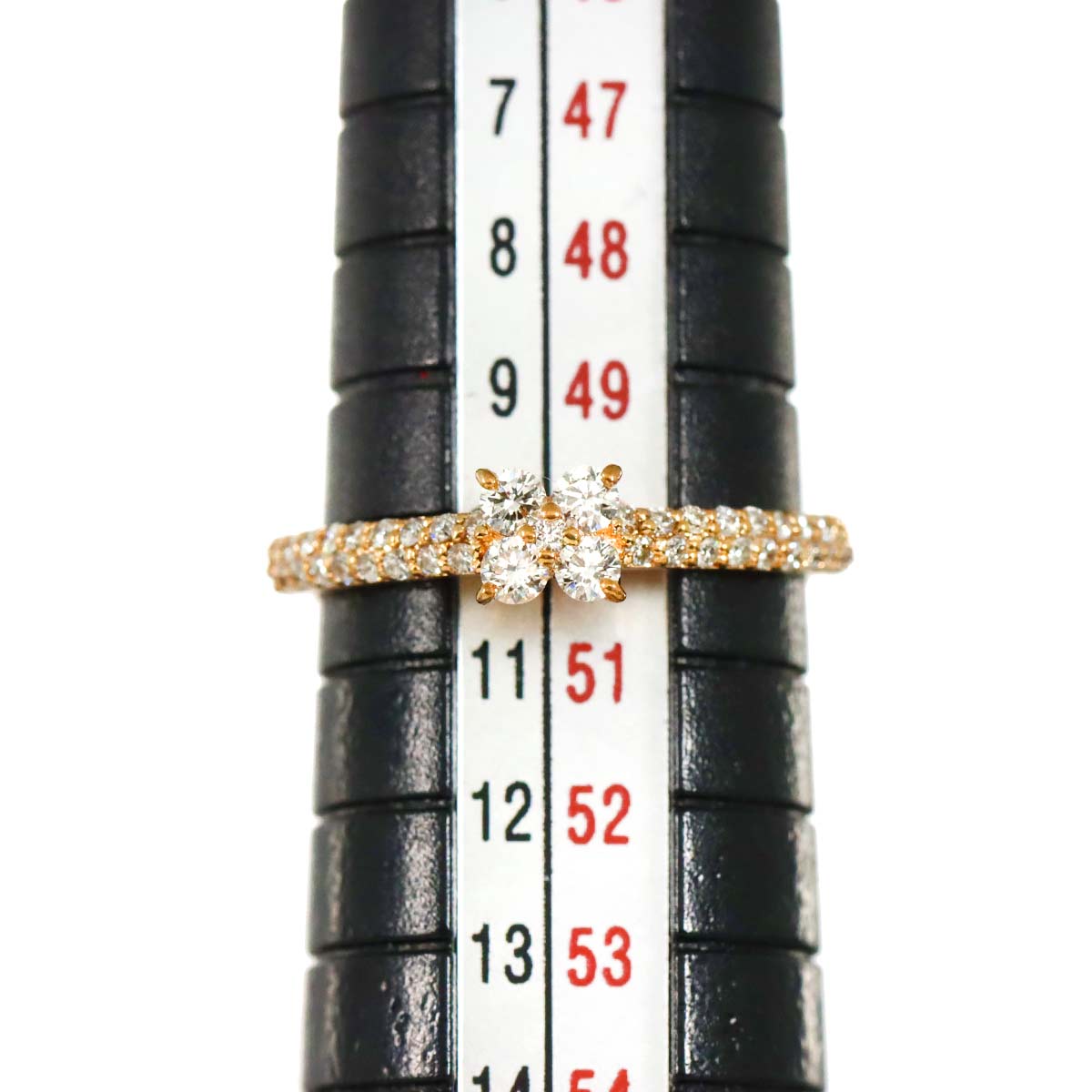 Diamond 0.33ct Ring 18K PG 750 Size5.25(US)