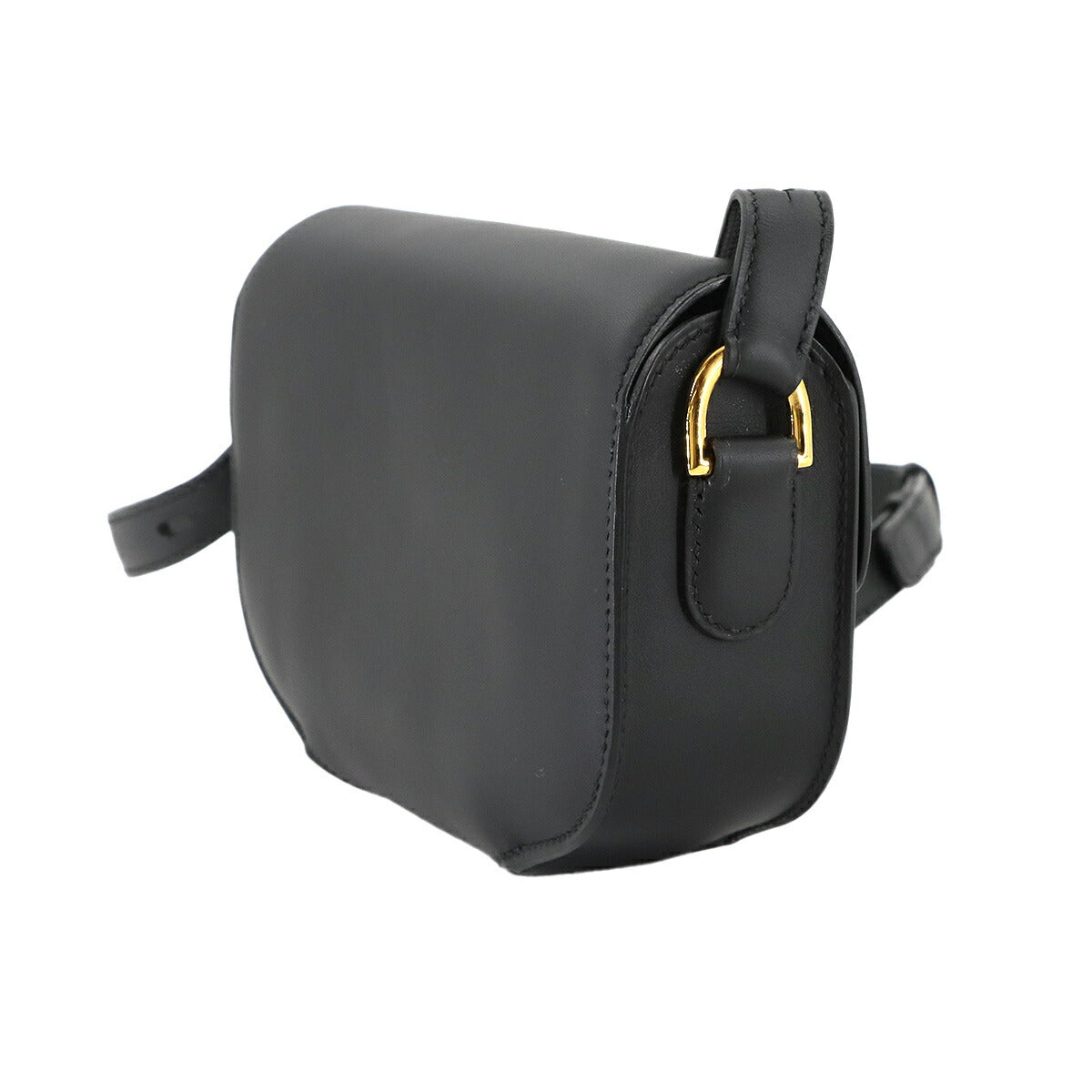 Mini Cherche Midi Shoulder Bag Veau Sombrero Black Purse
