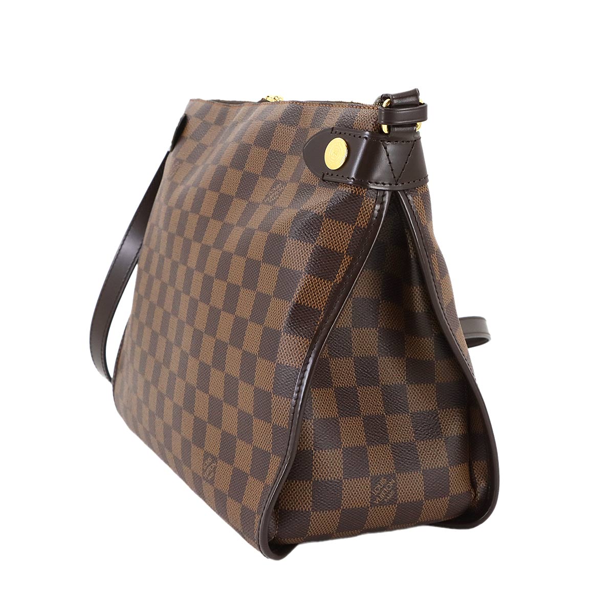 Damier Duomo Shoulder Bag Ebene Brown N41425 Purse