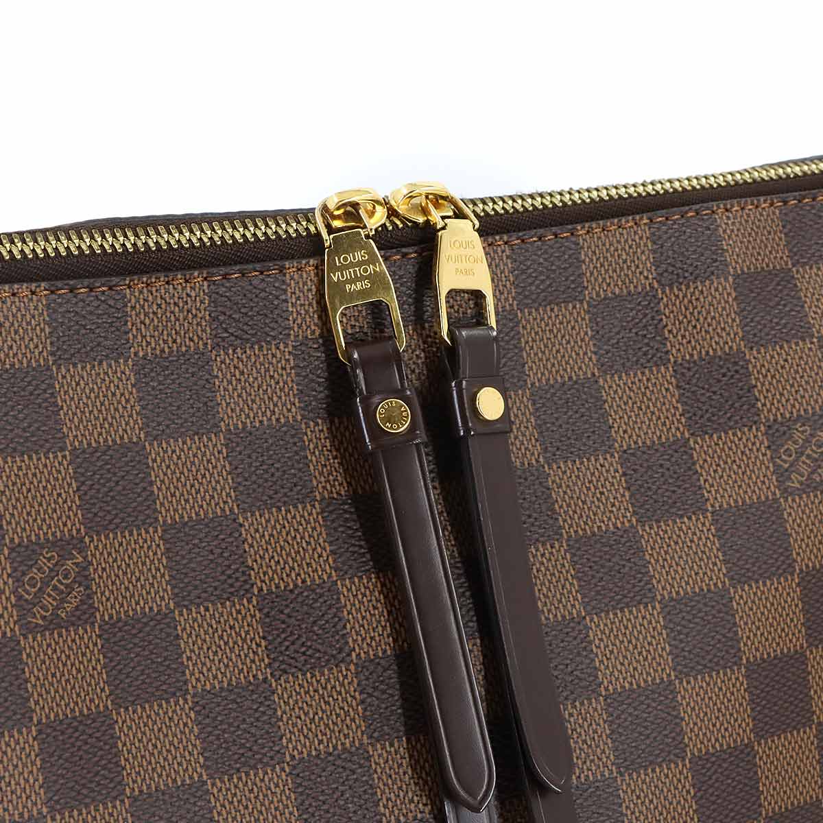 Damier Duomo Shoulder Bag Ebene Brown N41425 Purse