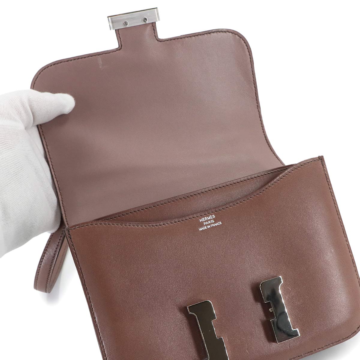 Constance3 Mini 18 Shoulder Bag Veau Tadelakt Griolet