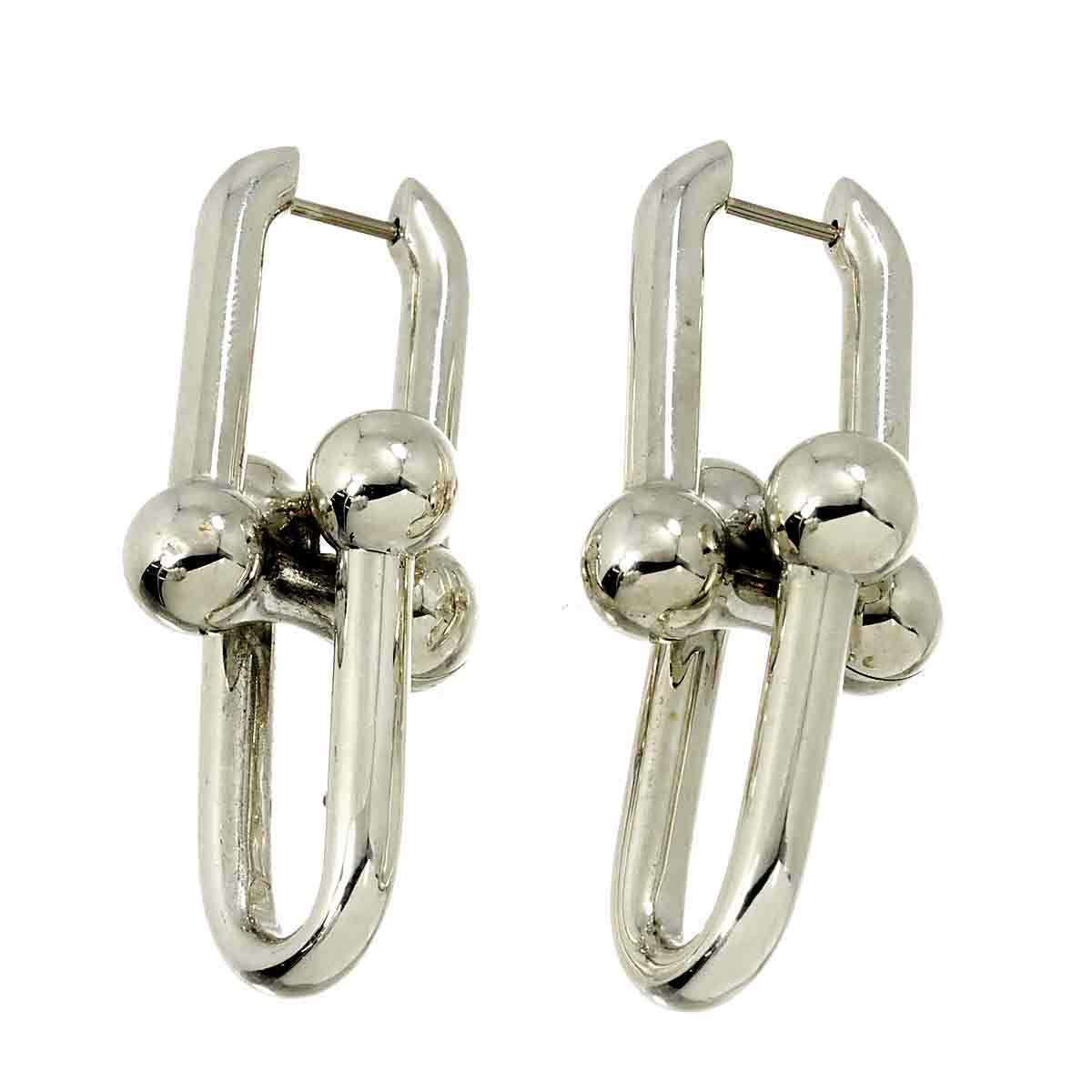 HardWear Large Link Earrings Pierced SV Silver 925
