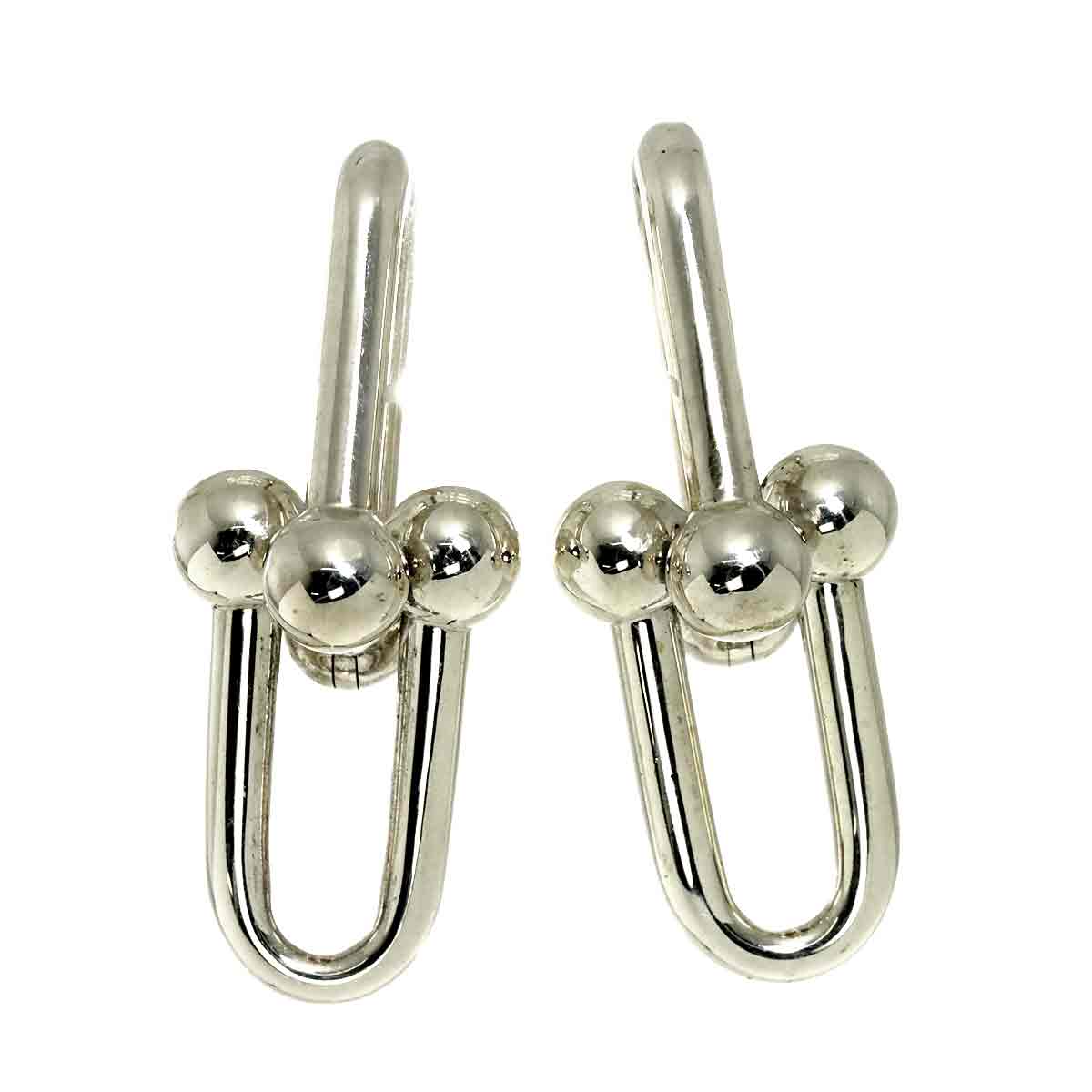 HardWear Large Link Earrings Pierced SV Silver 925