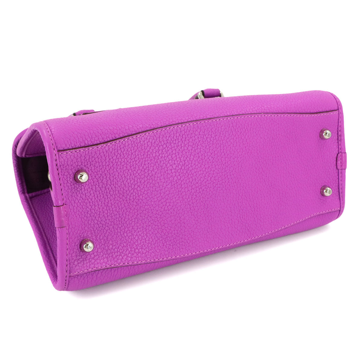 Alamo 28 Hand Shoulder Bag Leather Purplek Anagram Purse