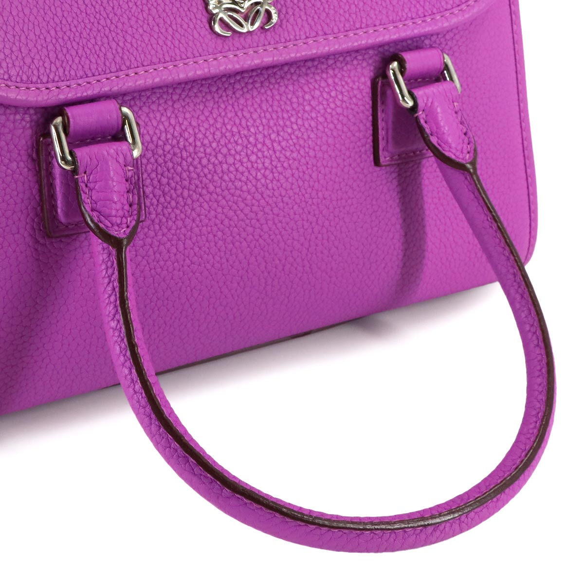 Alamo 28 Hand Shoulder Bag Leather Purplek Anagram Purse