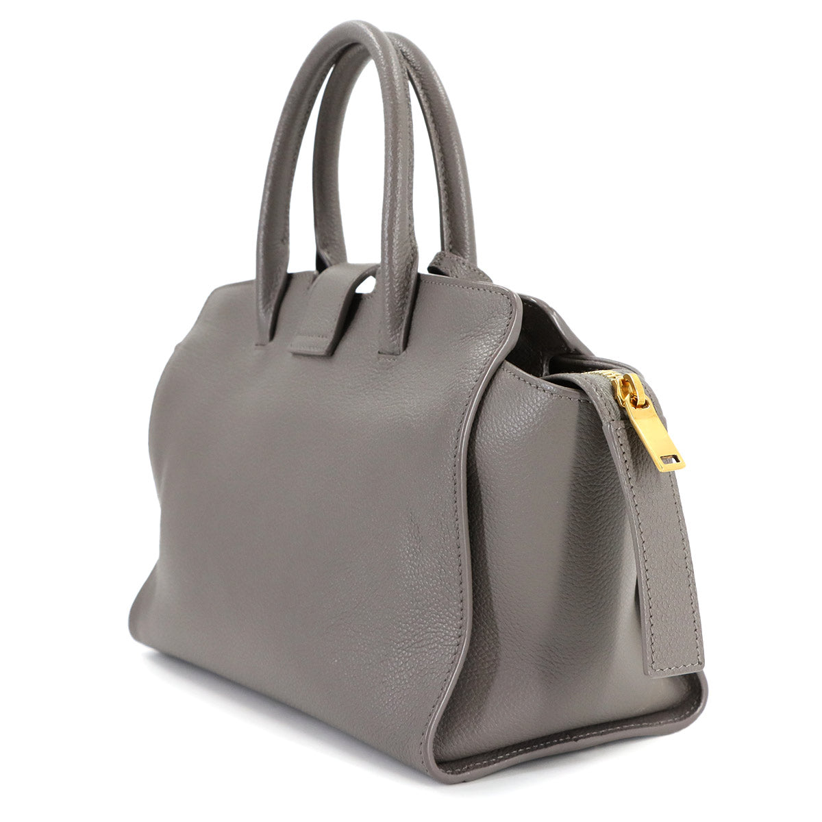 Downtown Baby Hand Shoulder Bag Leather Gray 635346