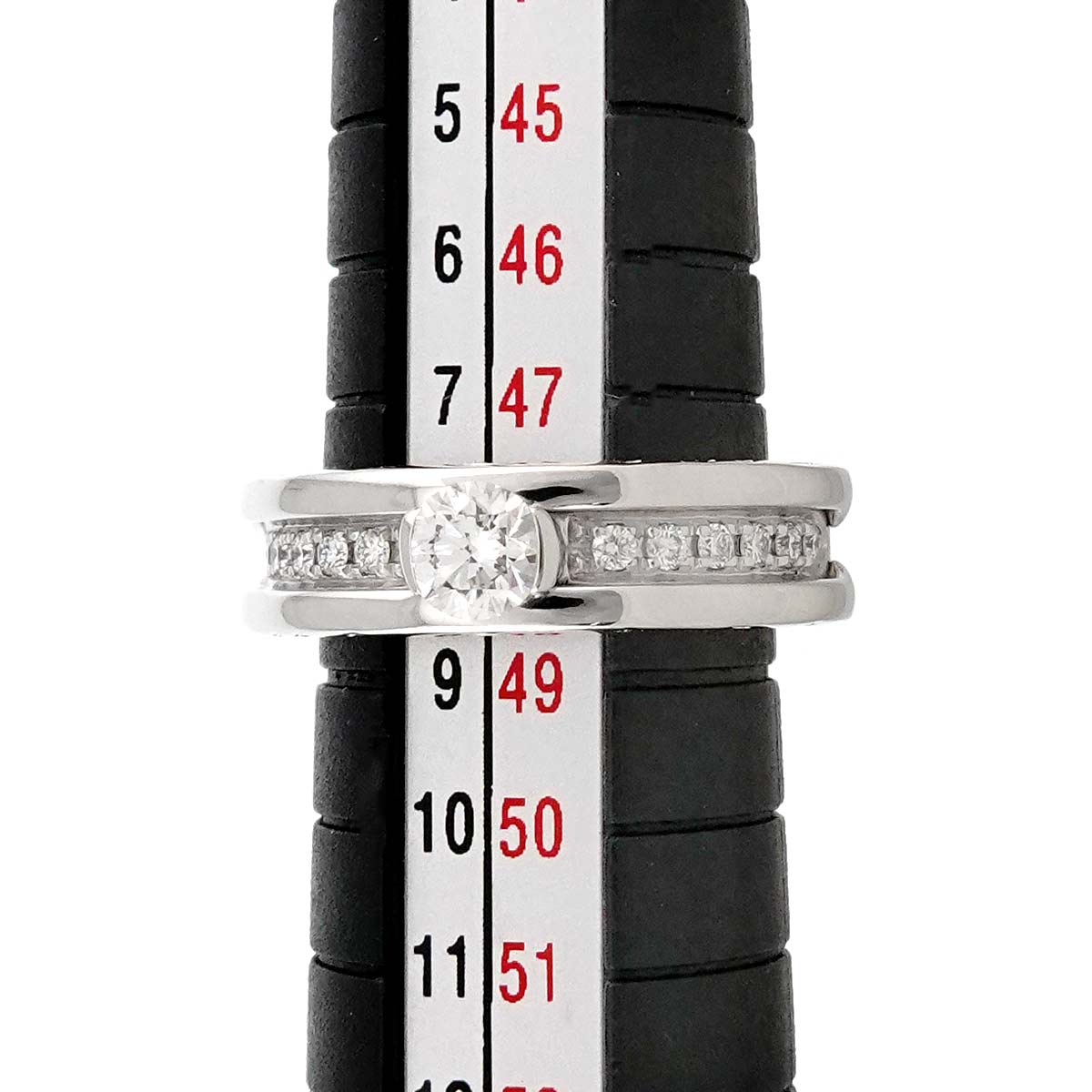 B-zero1 Band Diamond Ring 18K WG 750 size48 4.5(US)