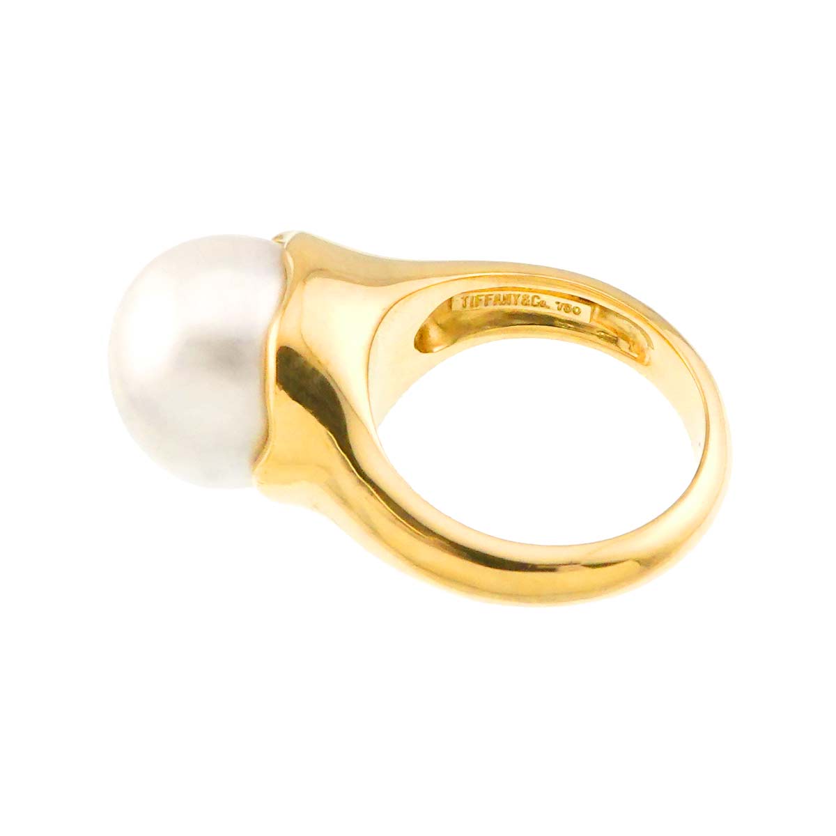 South Sea pearl Ring 18K YG 750 Size5.75-6(US)